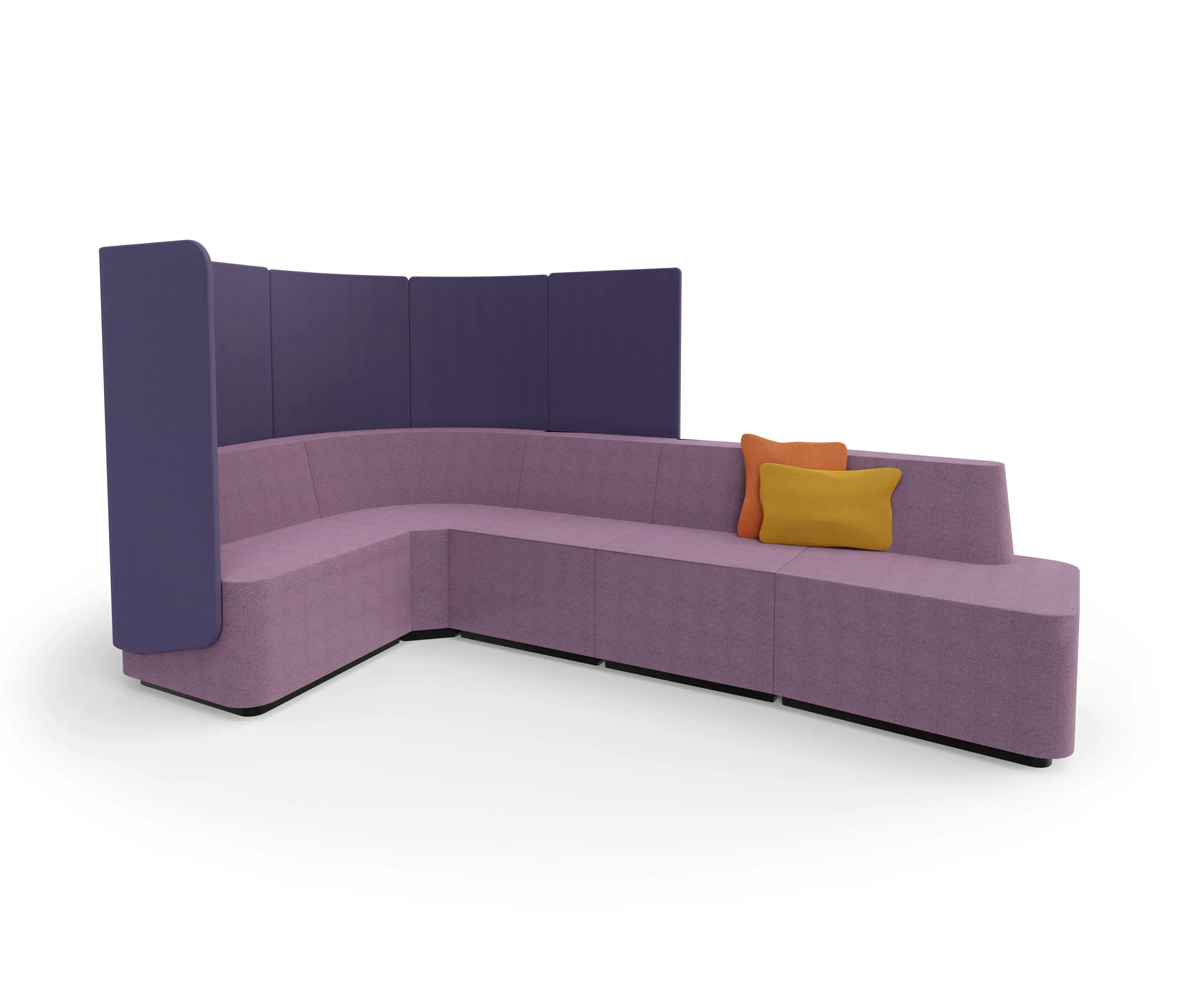 Viasit - Organic Link bench with screen