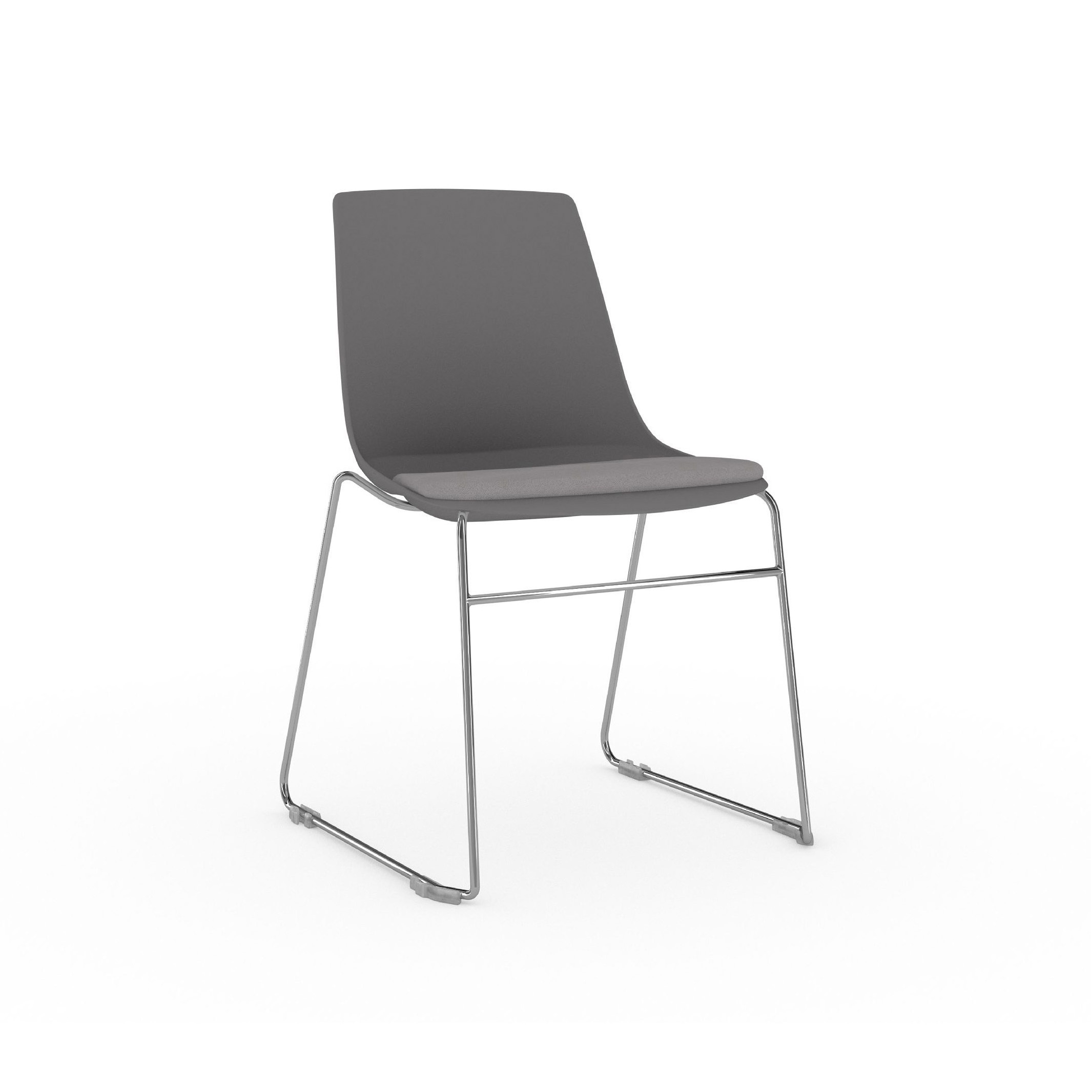Afficher le produit Solix chaise, piétement traineau du fabricant Viasit