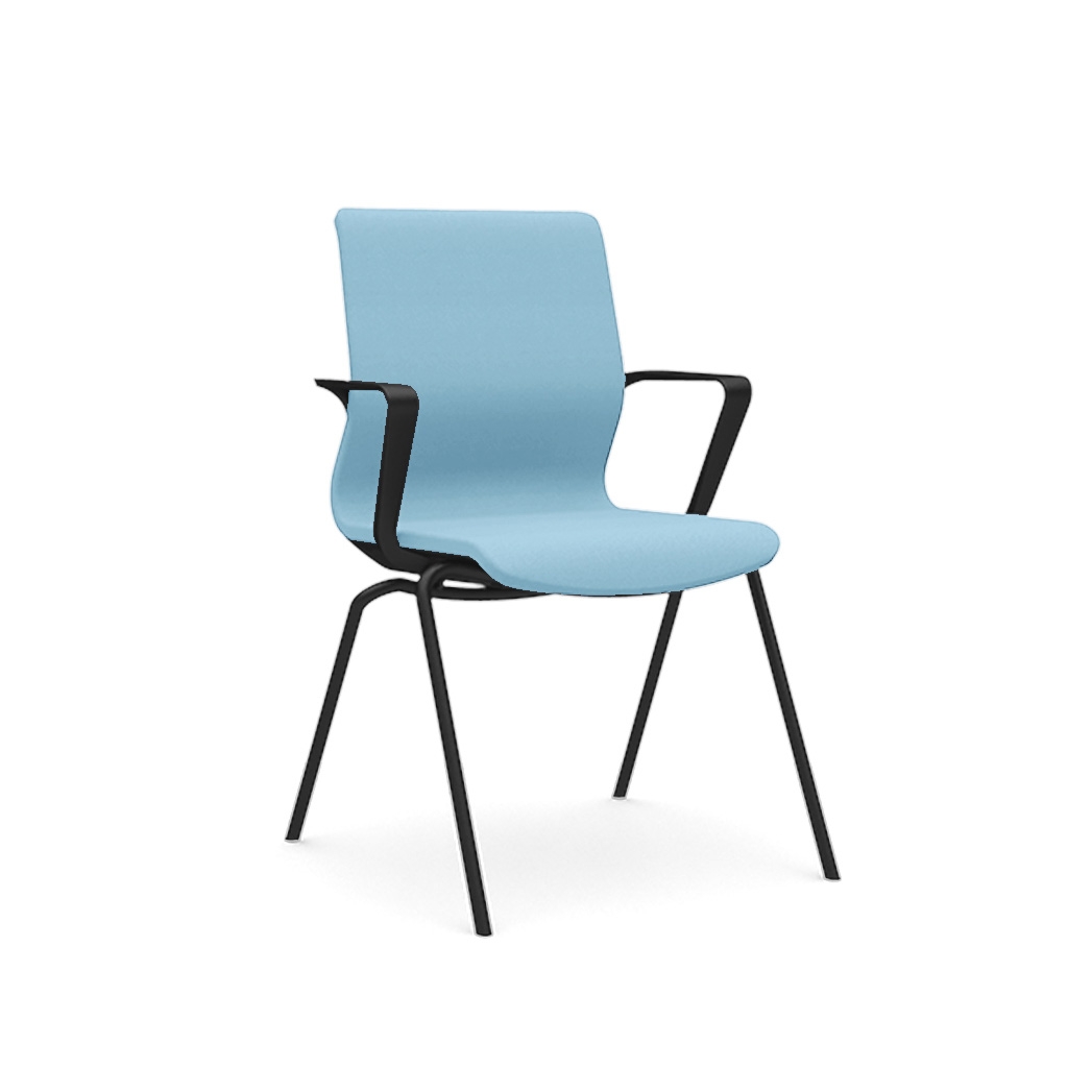 Display product Drumback 4-leg conference chair from manufacturer Viasit
