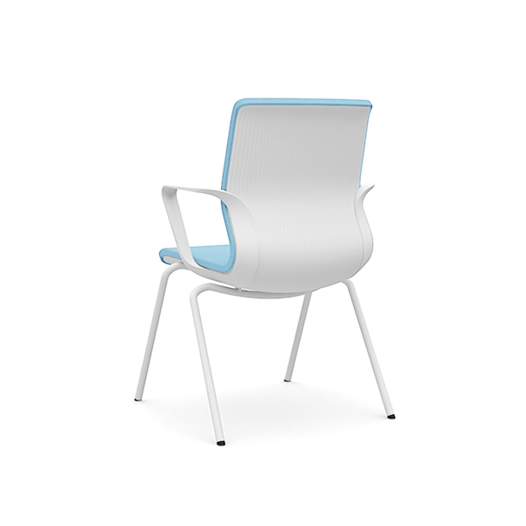 Drumback 4-leg conference chair