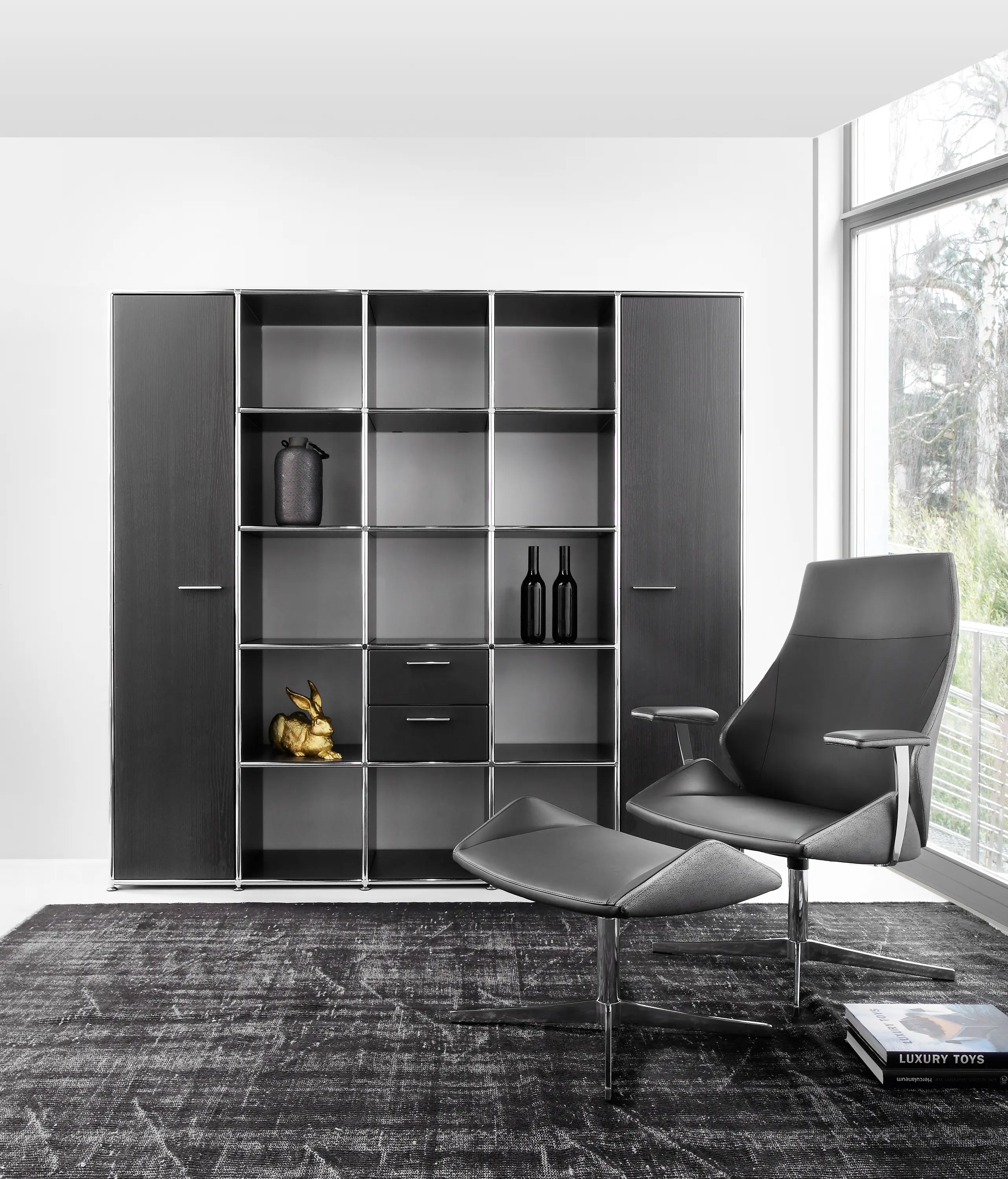 Dauphin Home - Shelving wall