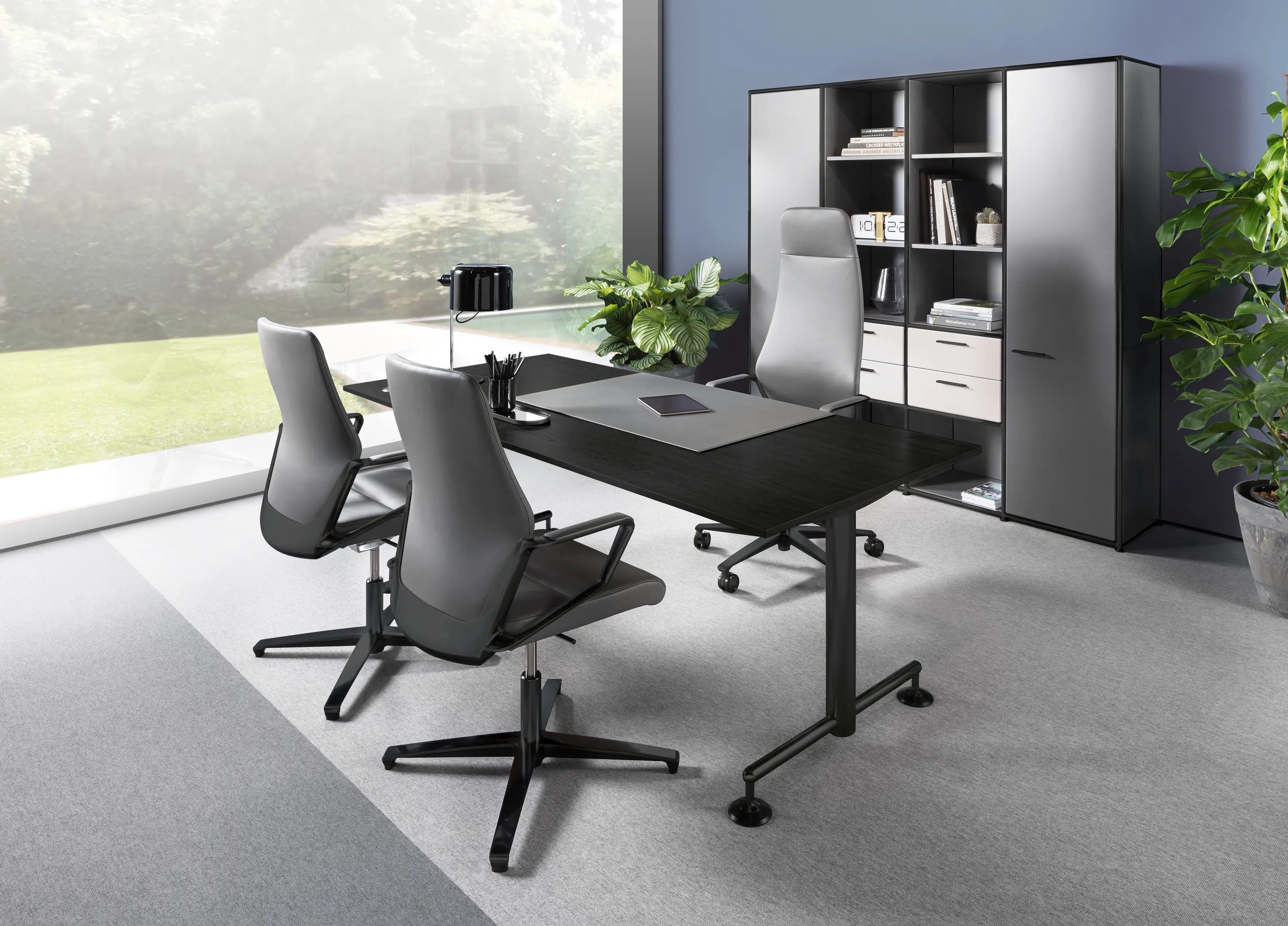 Dauphin Home - M1-Desk black edition