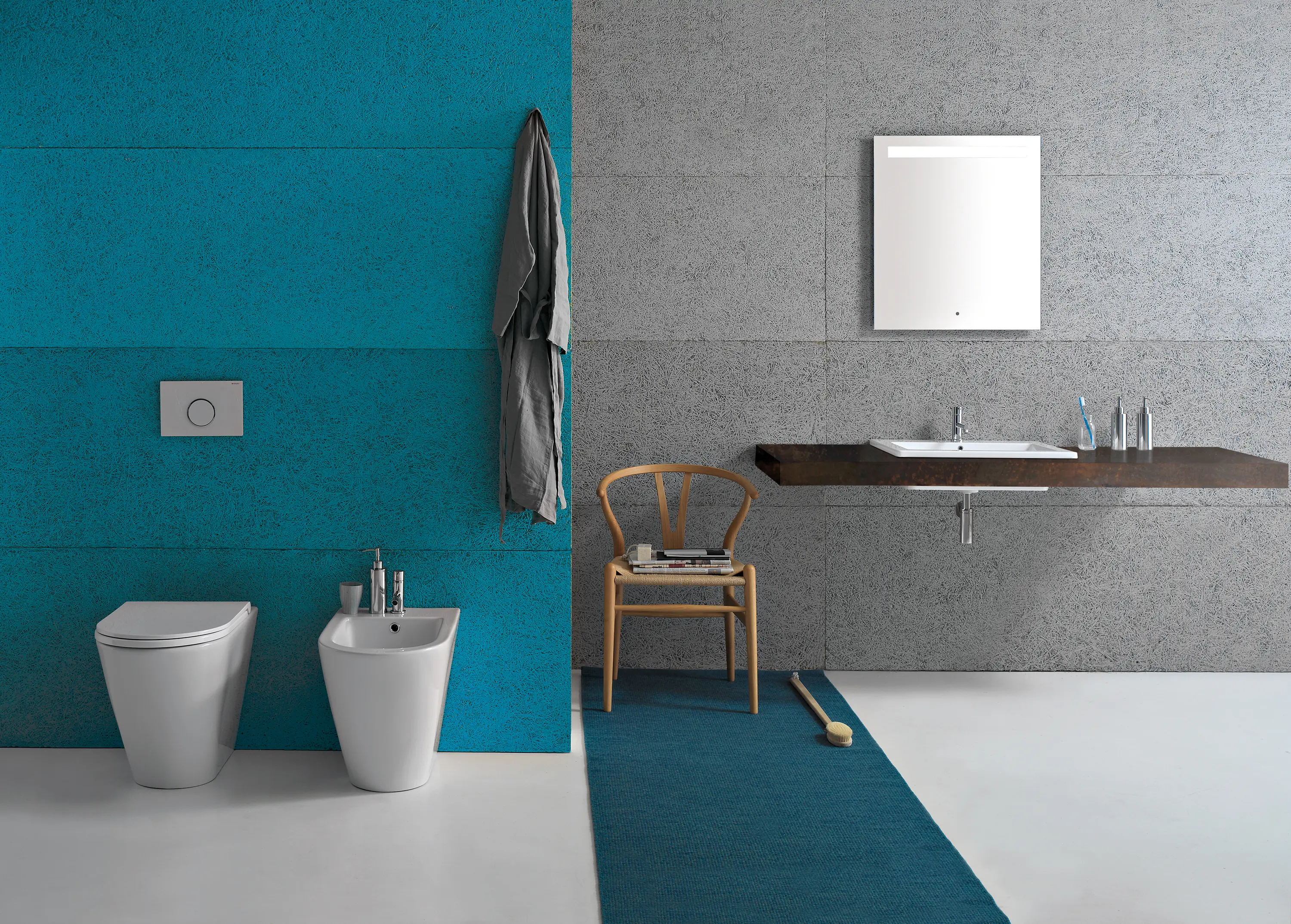 CERAMICA GLOBO - Forty3 Wall-Hung Bidet