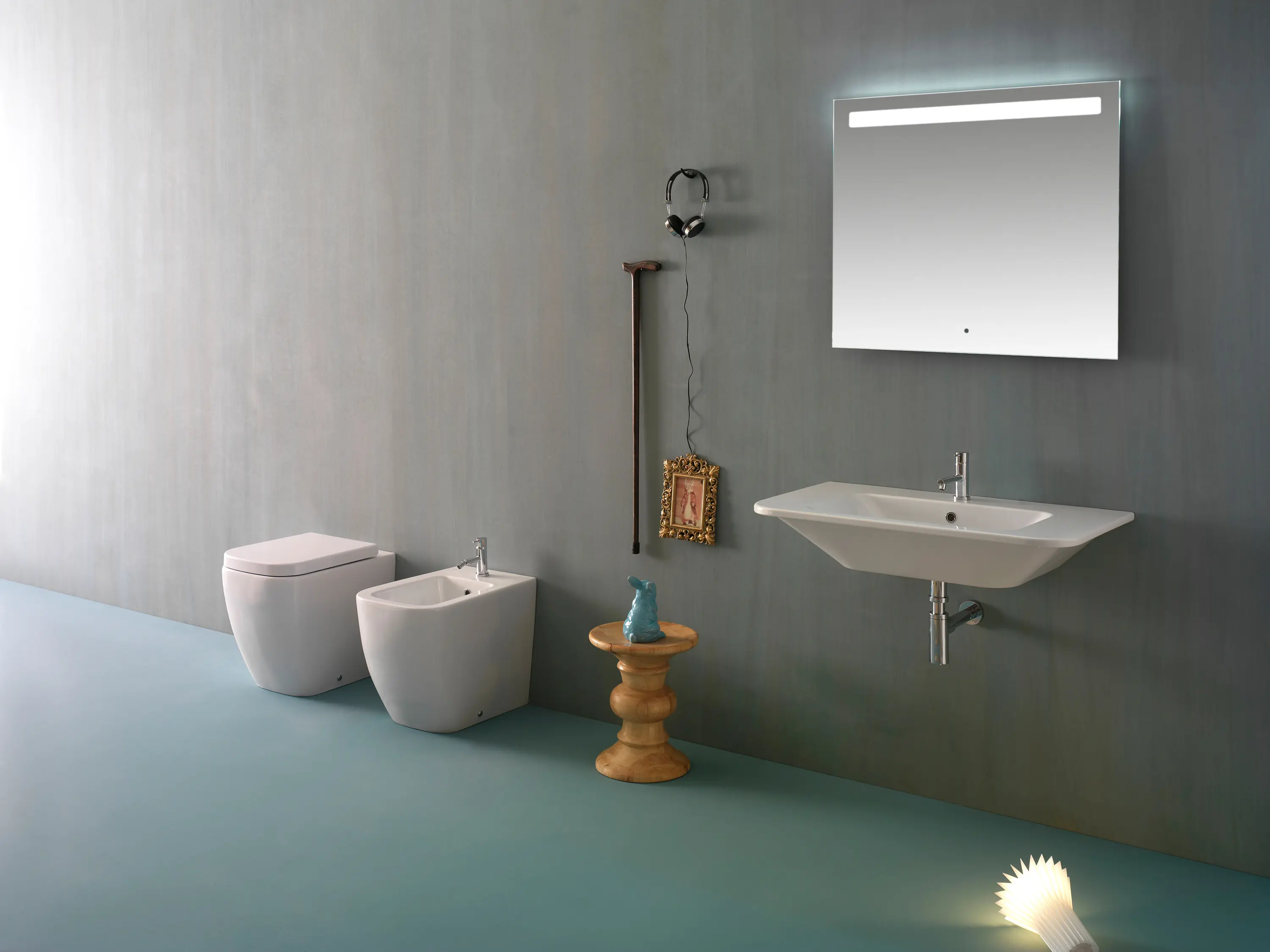 CERAMICA GLOBO - STONE Floor Mounted Pan