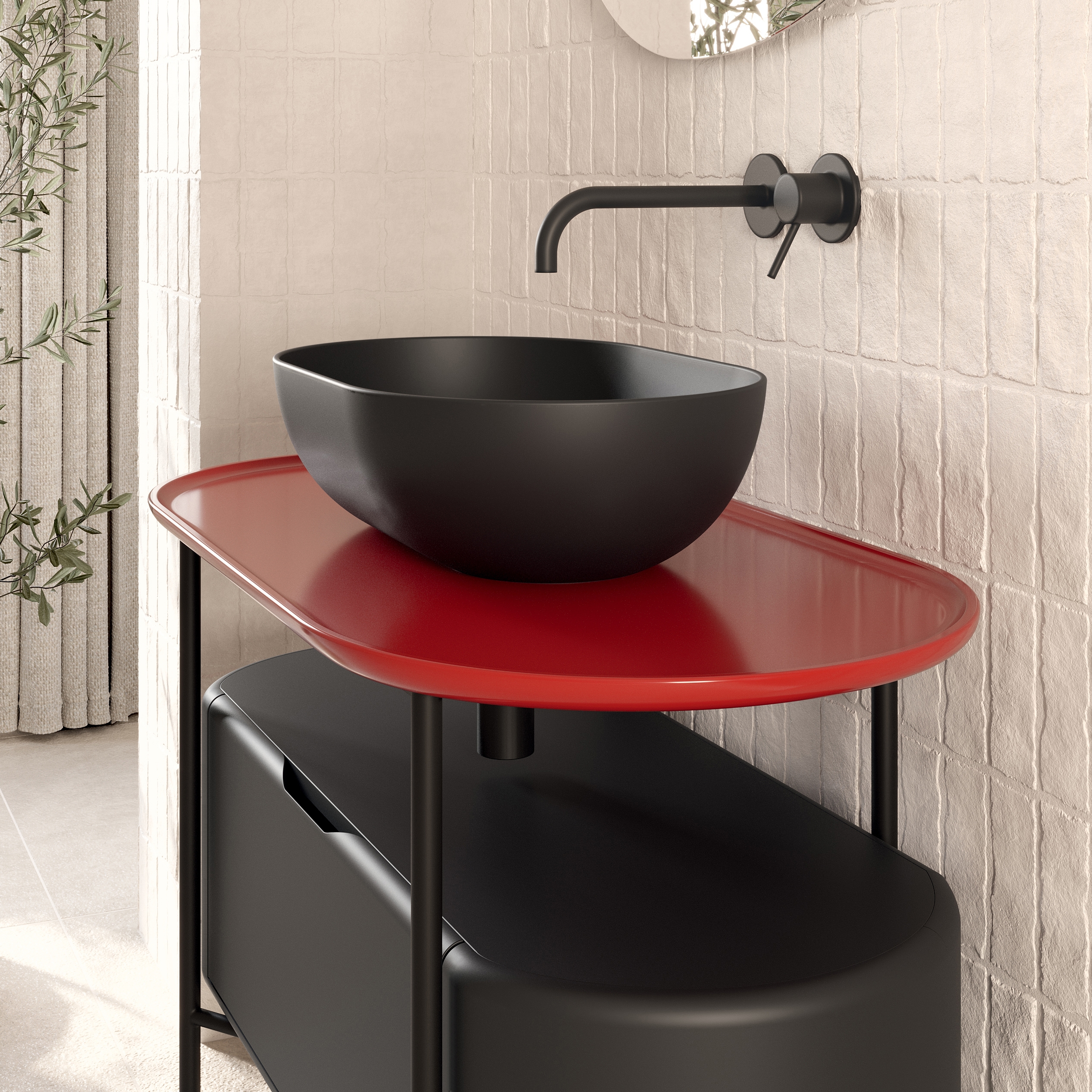 Produkt Ceramic washbasin shelf OPN001 - OPN006 des Herstellers CERAMICA GLOBO anzeigen