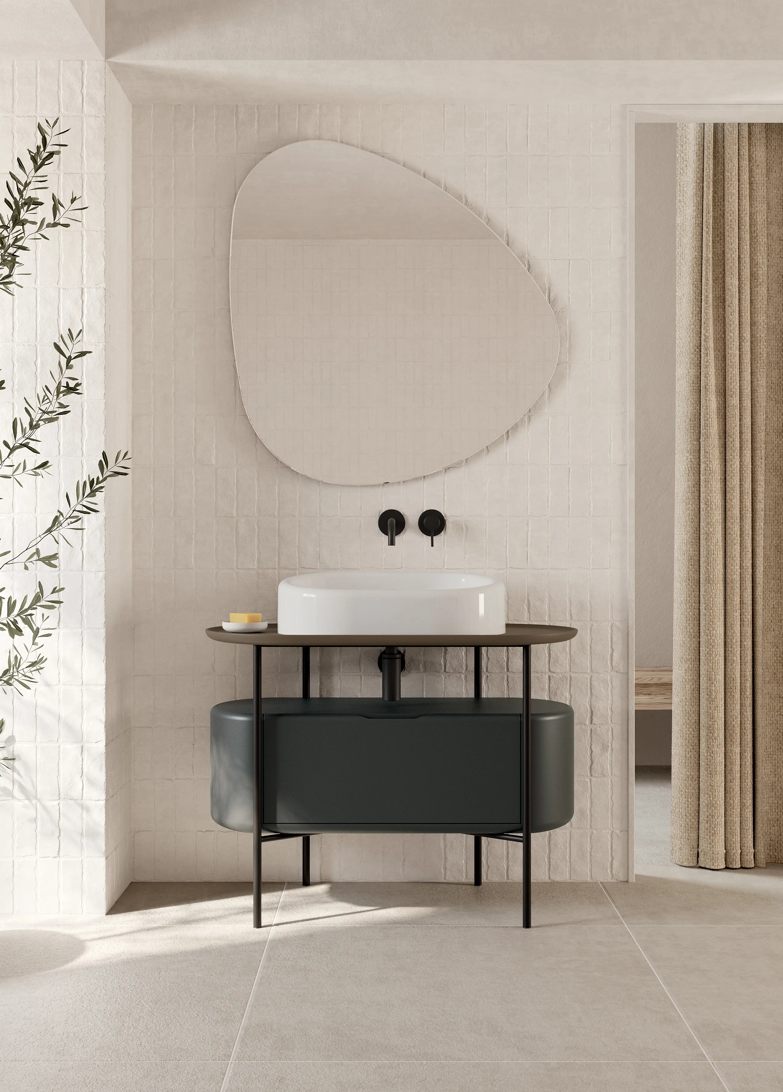 CERAMICA GLOBO - Floorstanding structure OPN22BAR