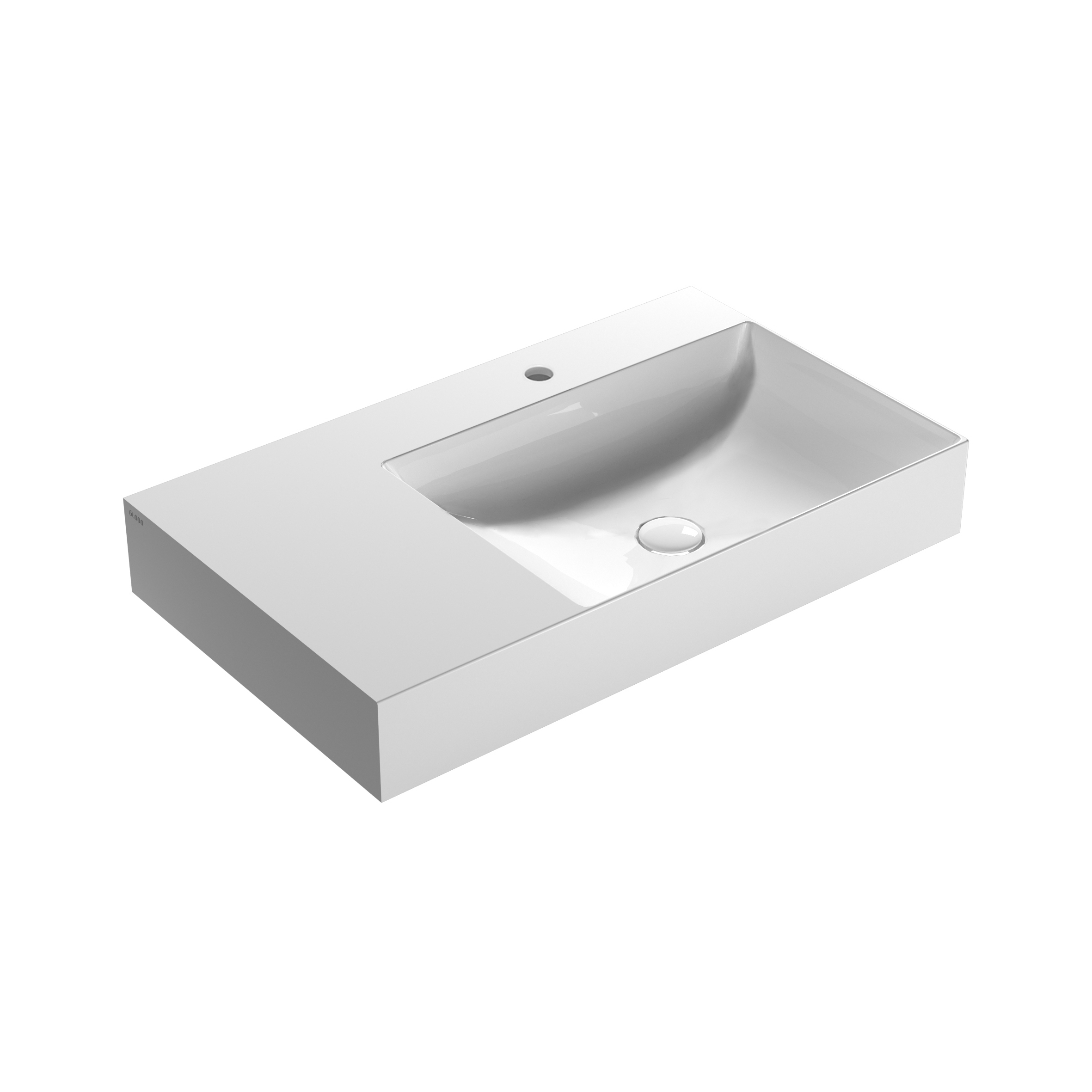 Vertoon produk T-Edge Basin B6R80D van vervaardiger CERAMICA GLOBO
