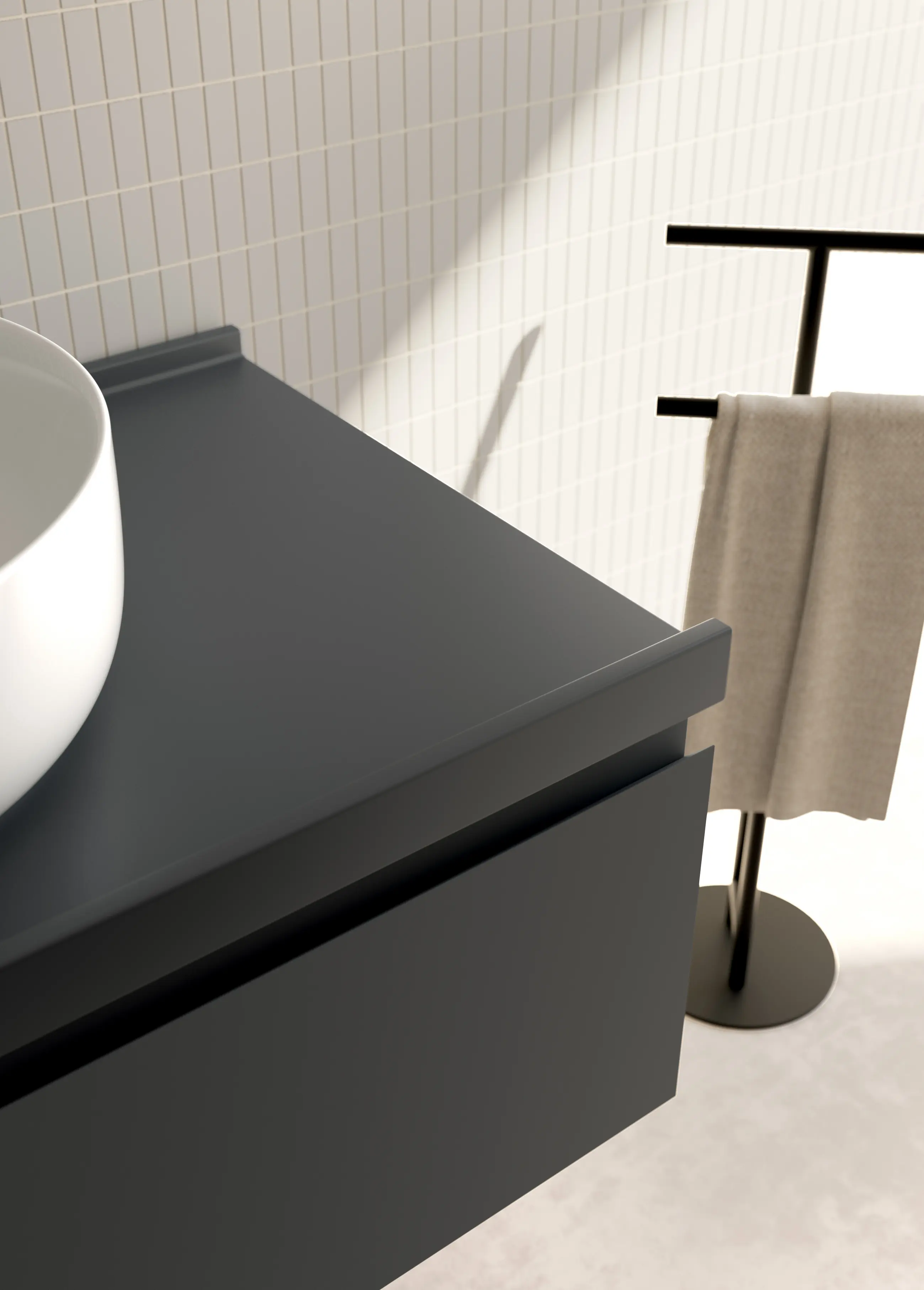 CERAMICA GLOBO - Ceramic washbasin shelf MT001 - MT014