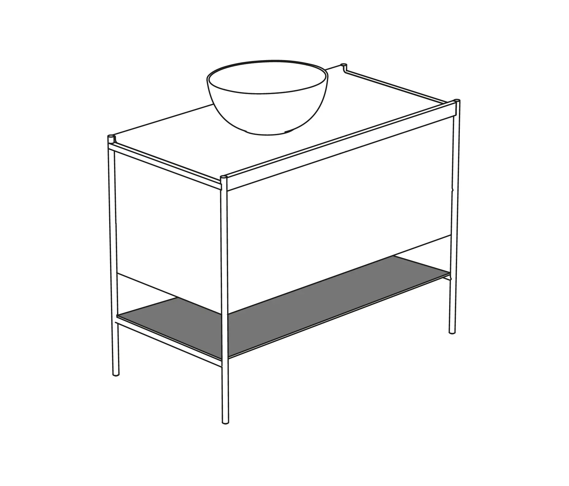 CERAMICA GLOBO - Floorstanding structure MT017AR