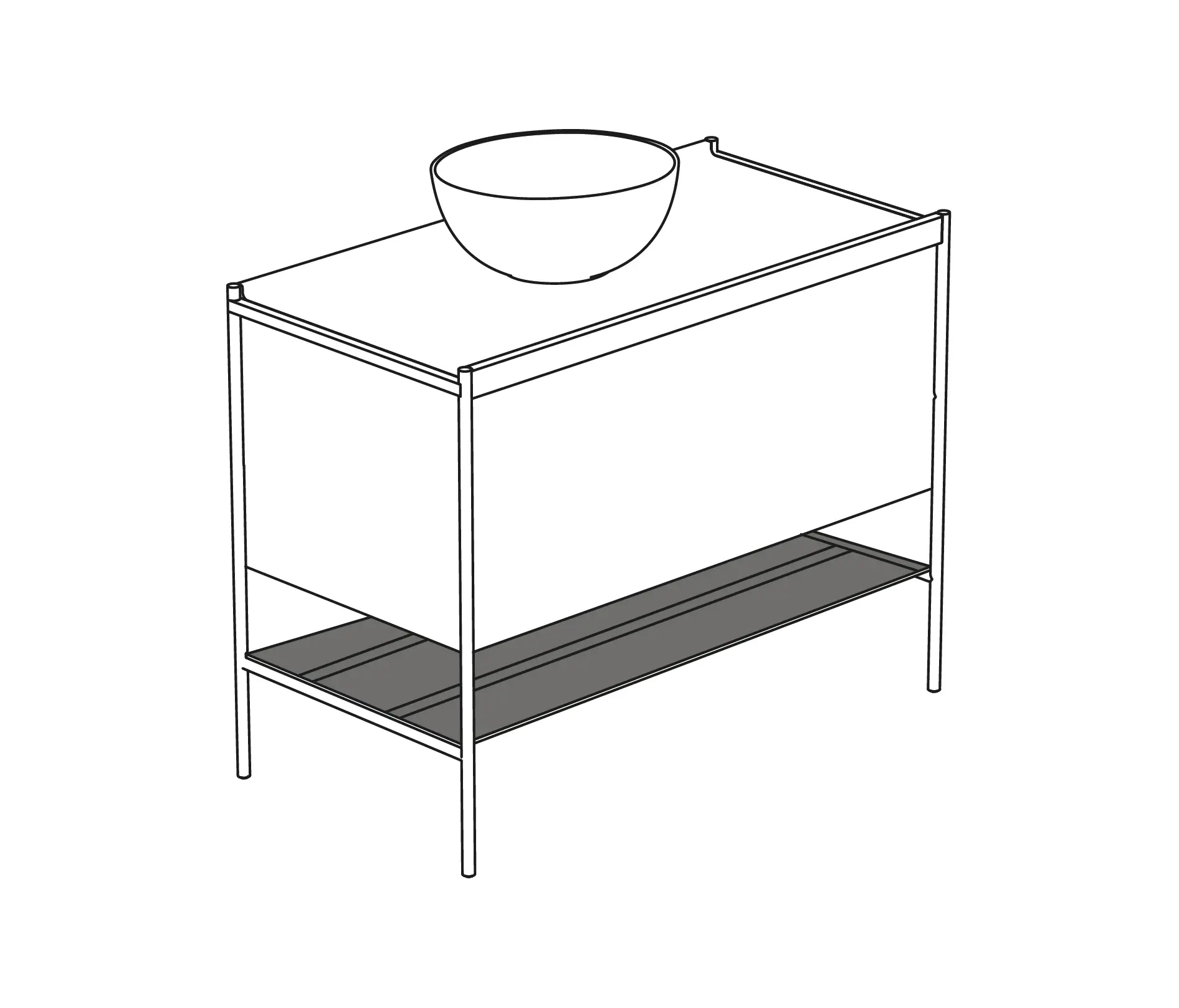 CERAMICA GLOBO - Floorstanding structure MT017BO