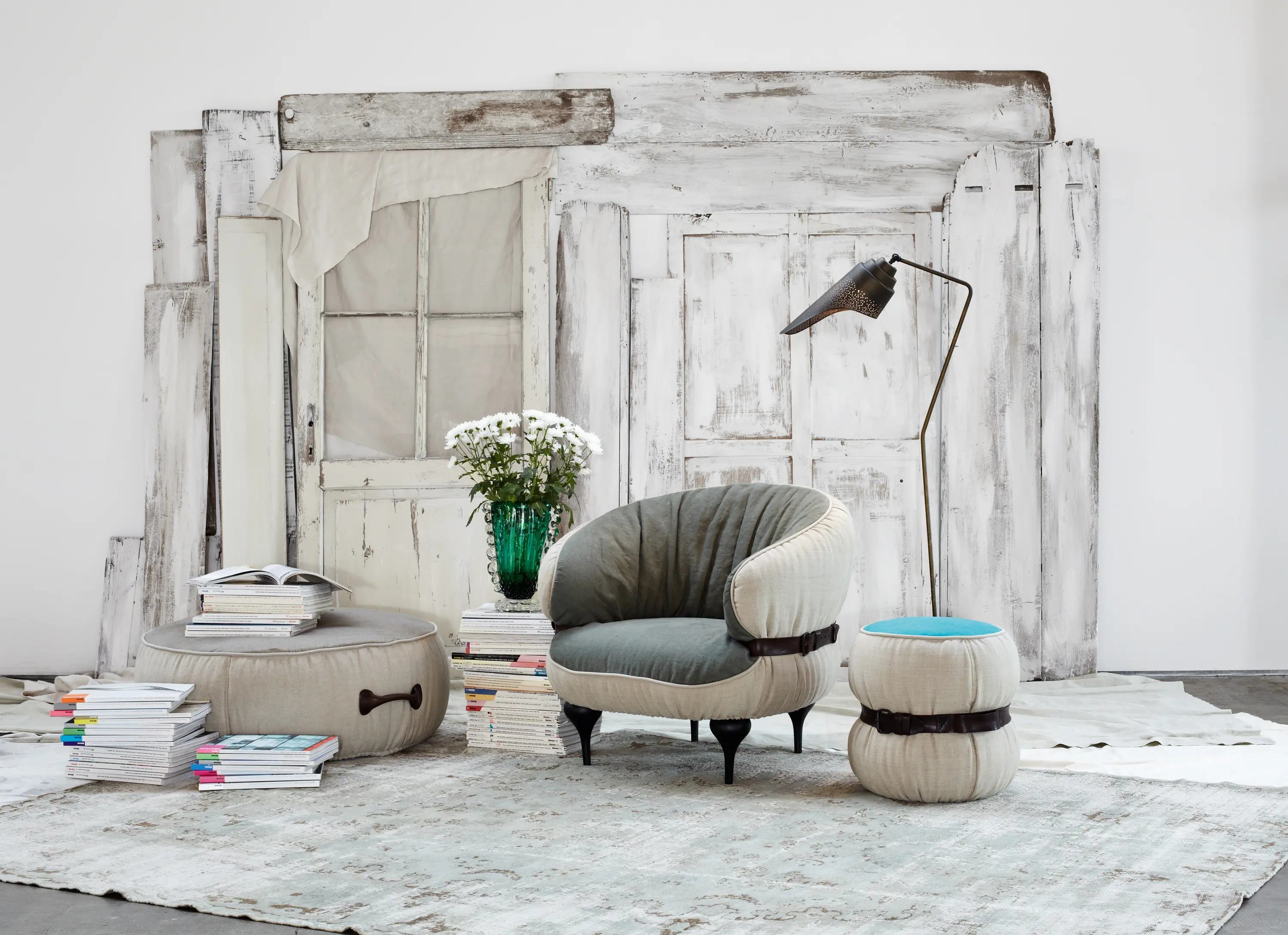 Diesel with Moroso - Chubby Chic Stool