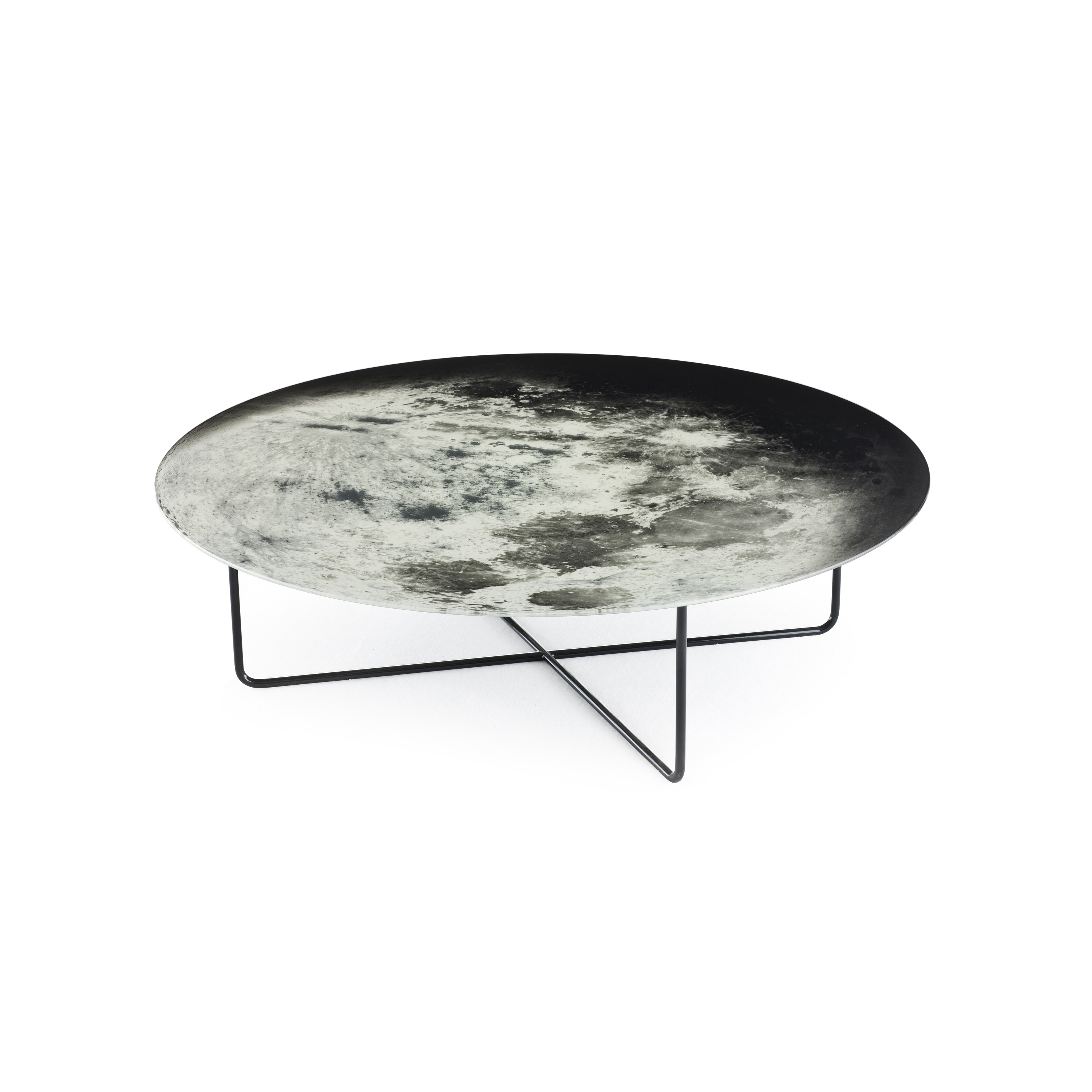 Display product My Moon My Mirror Table from manufacturer Diesel with Moroso