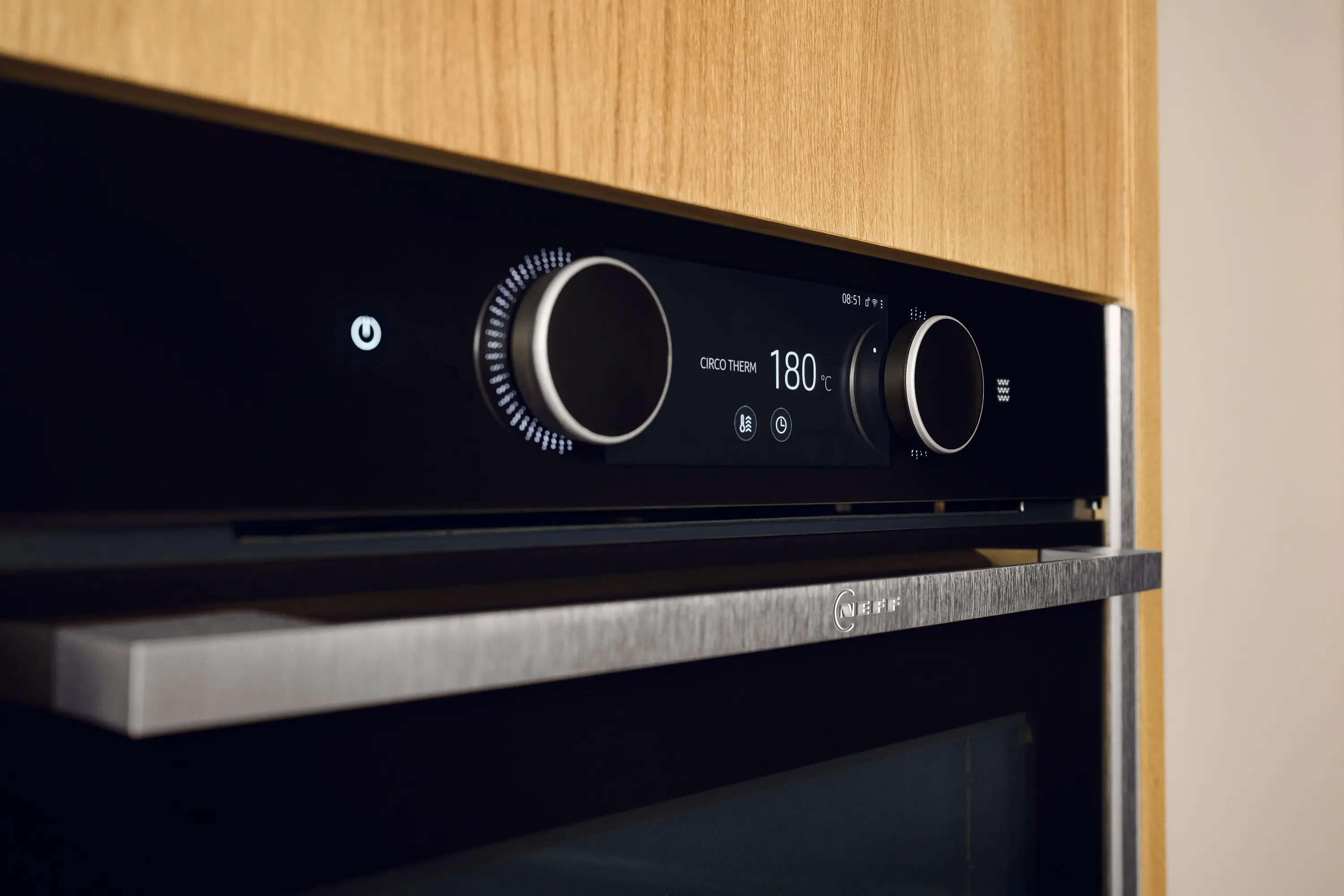 Neff - Ovens | N 90 Built-in oven with added steam function - Metallic Silver