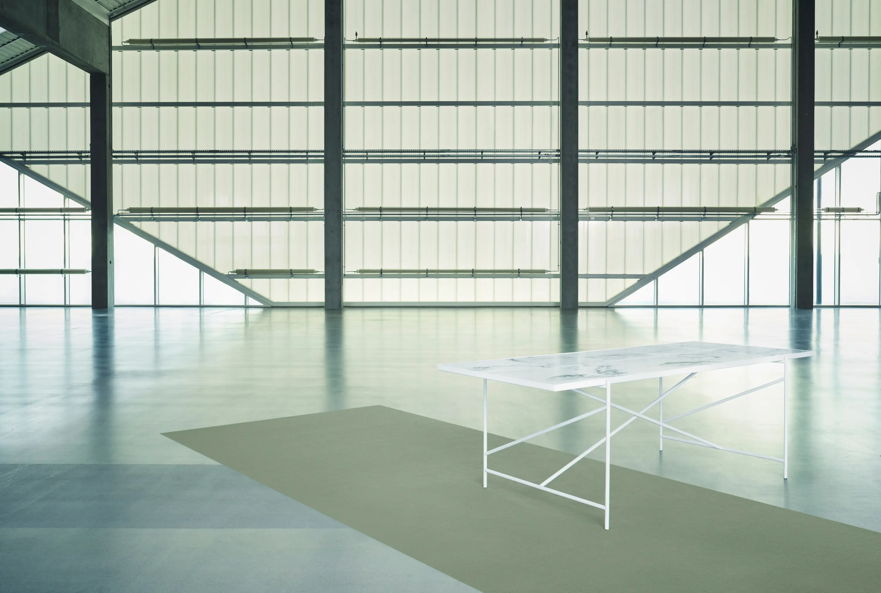 HANDVÄRK - Dining Table 230 Black - White Marble