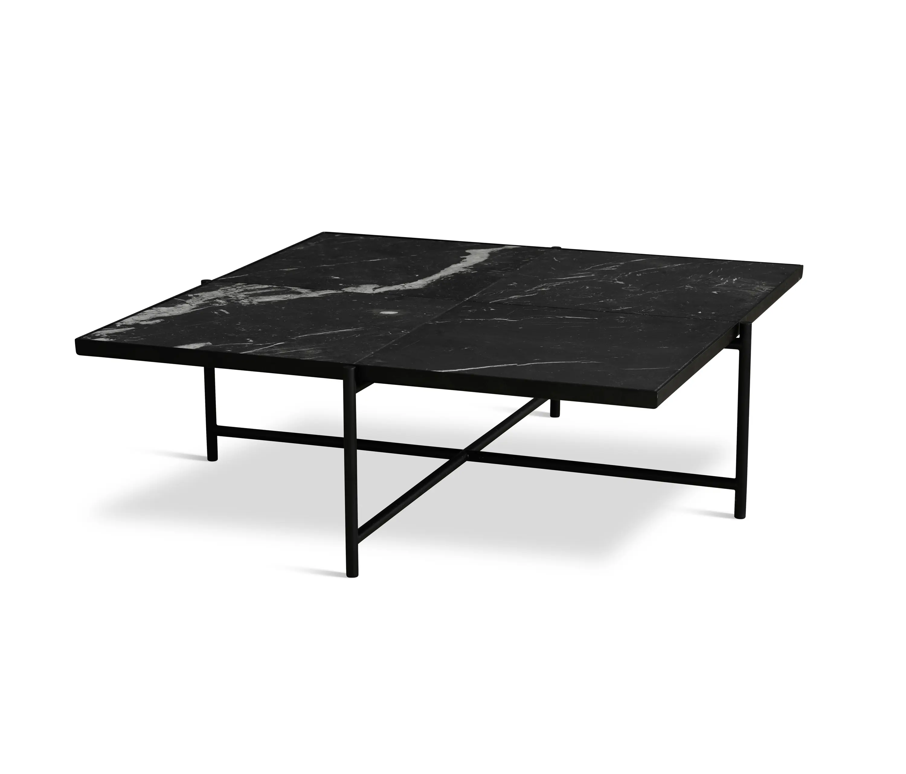 HANDVÄRK - Coffee Table 90 Black - Black Marble