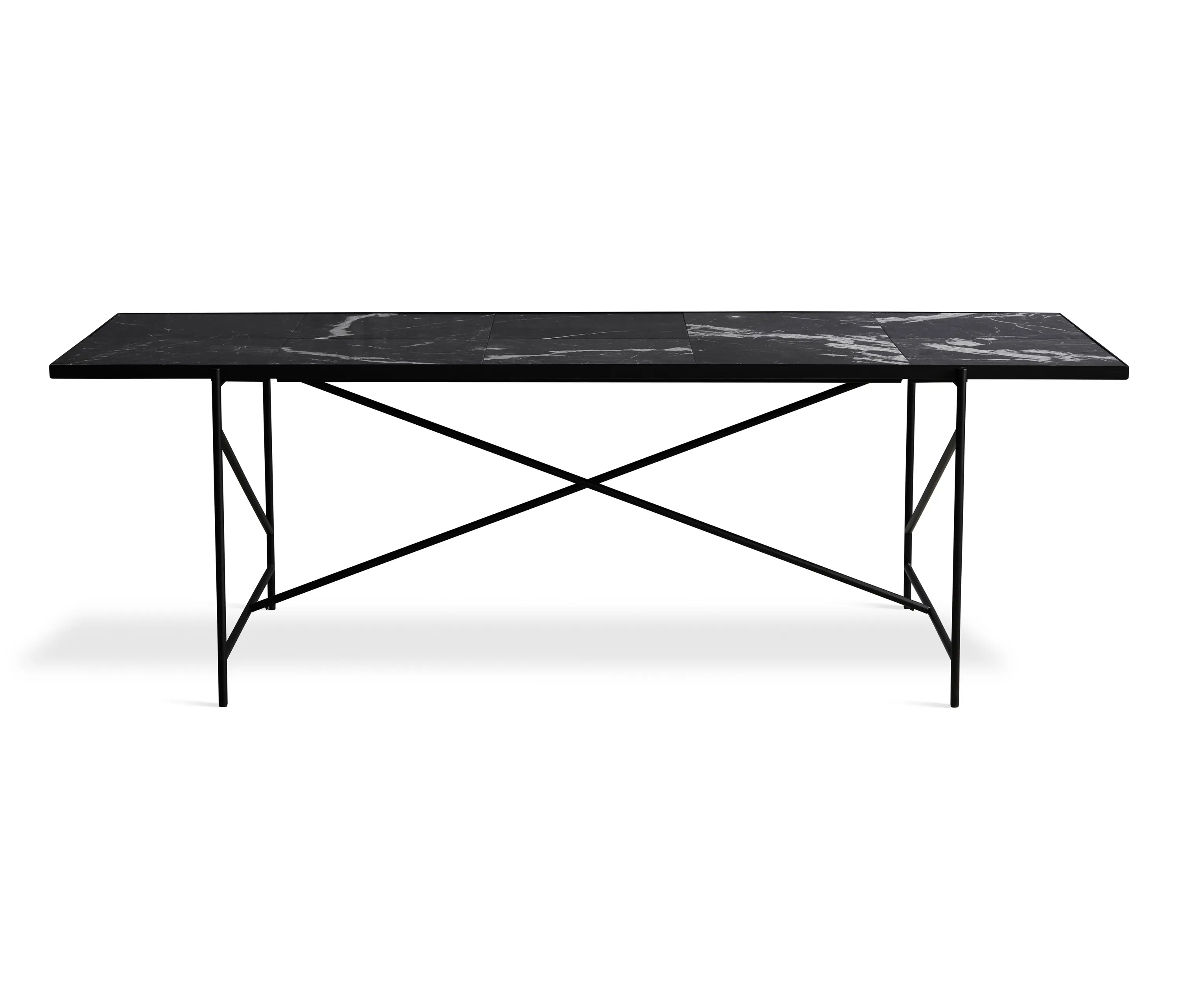 HANDVÄRK - Dining Table 230 Black - Black Marble