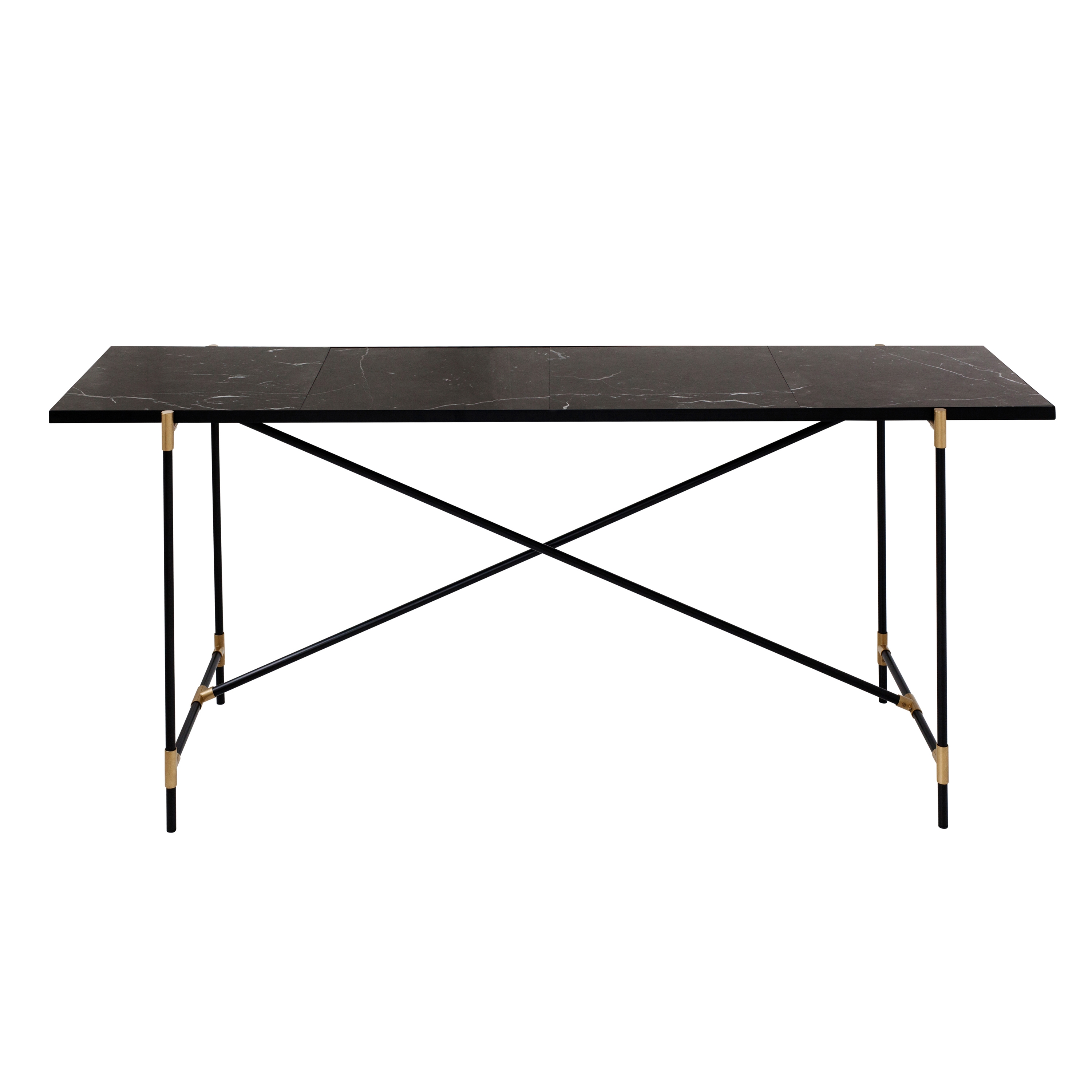 Afficher le produit High Table BRASS on BLACK - Black Marble du fabricant HANDVÄRK