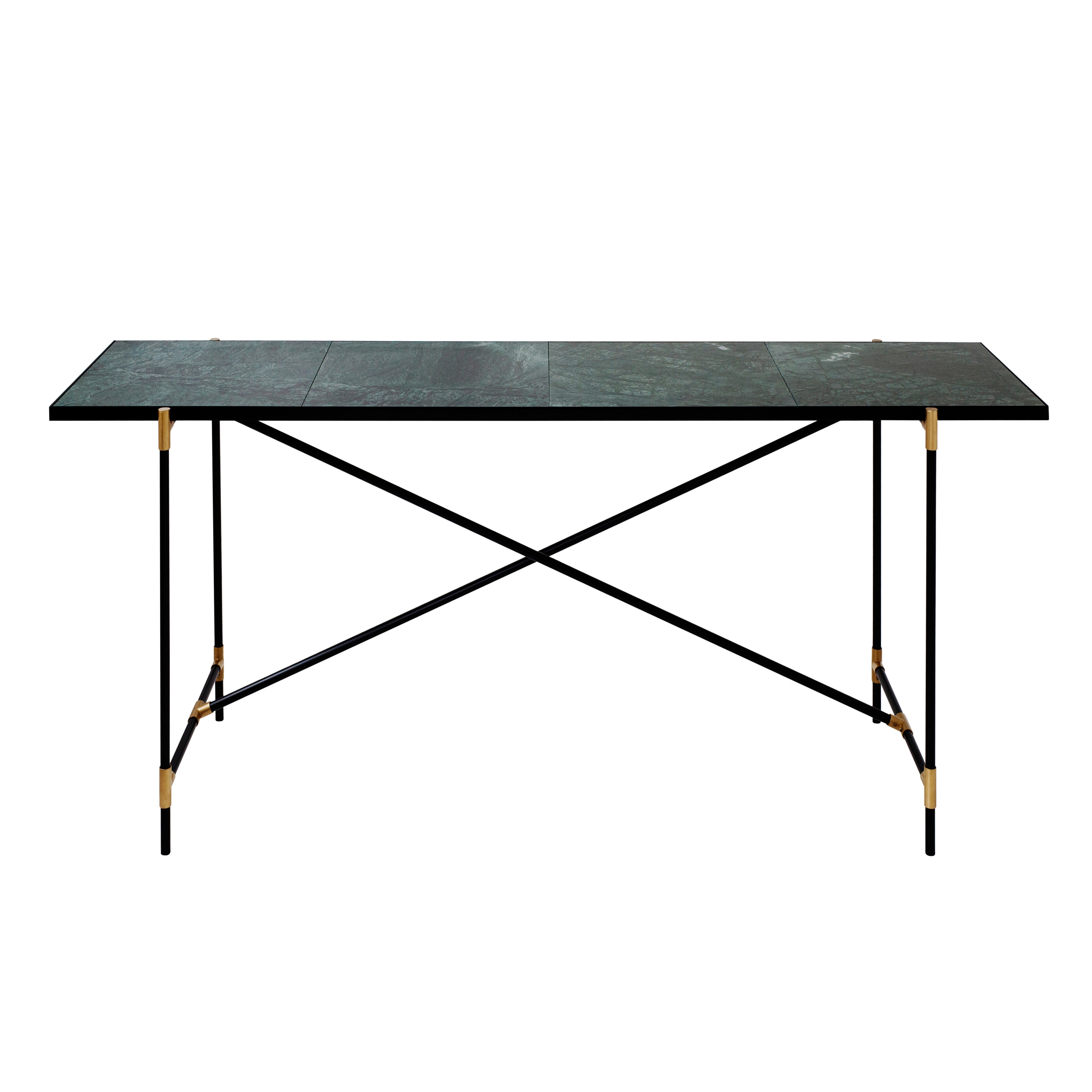 Afficher le produit High Table BRASS on BLACK - Green Marble du fabricant HANDVÄRK