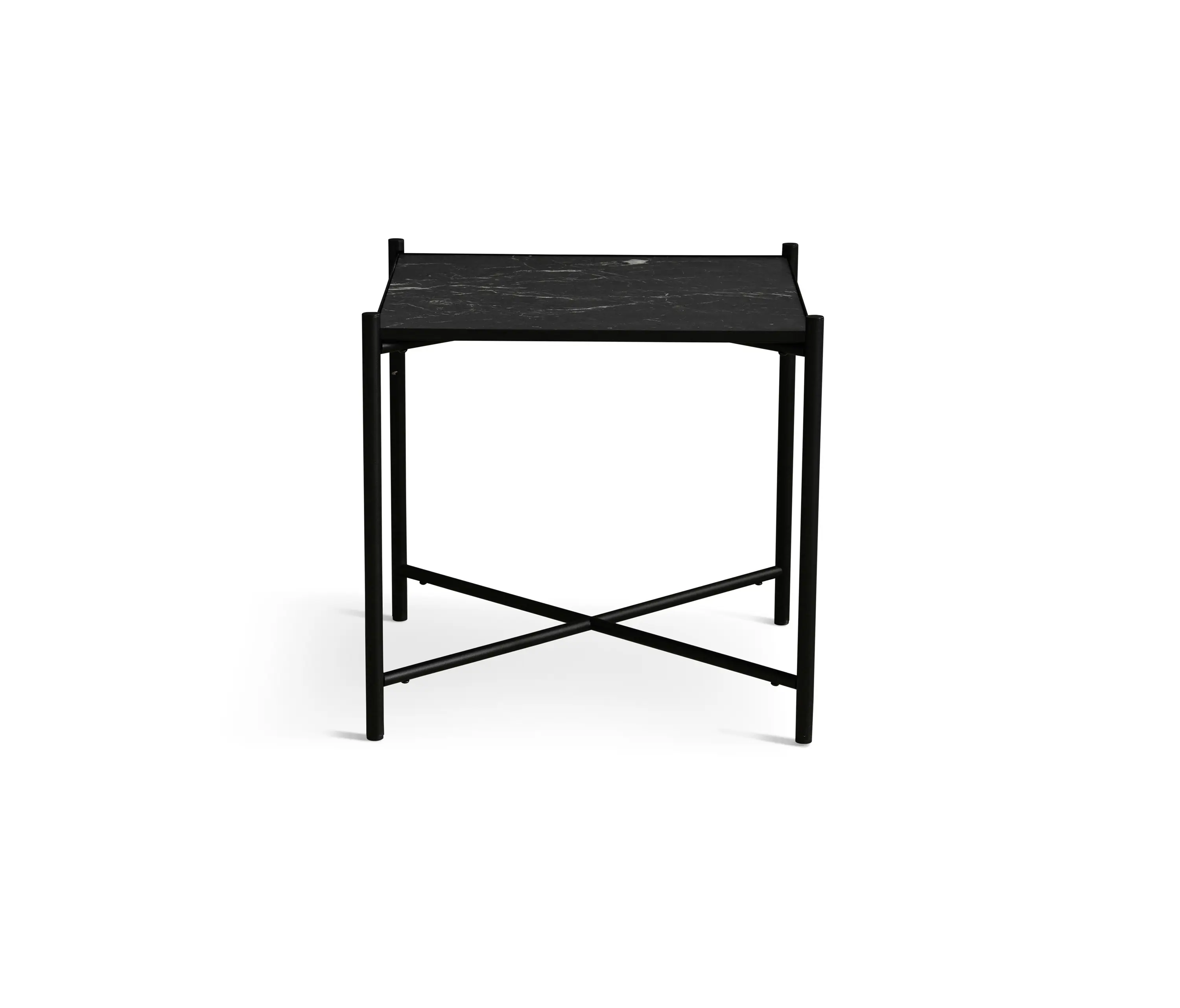 HANDVÄRK - Side Table Black - Black Marble