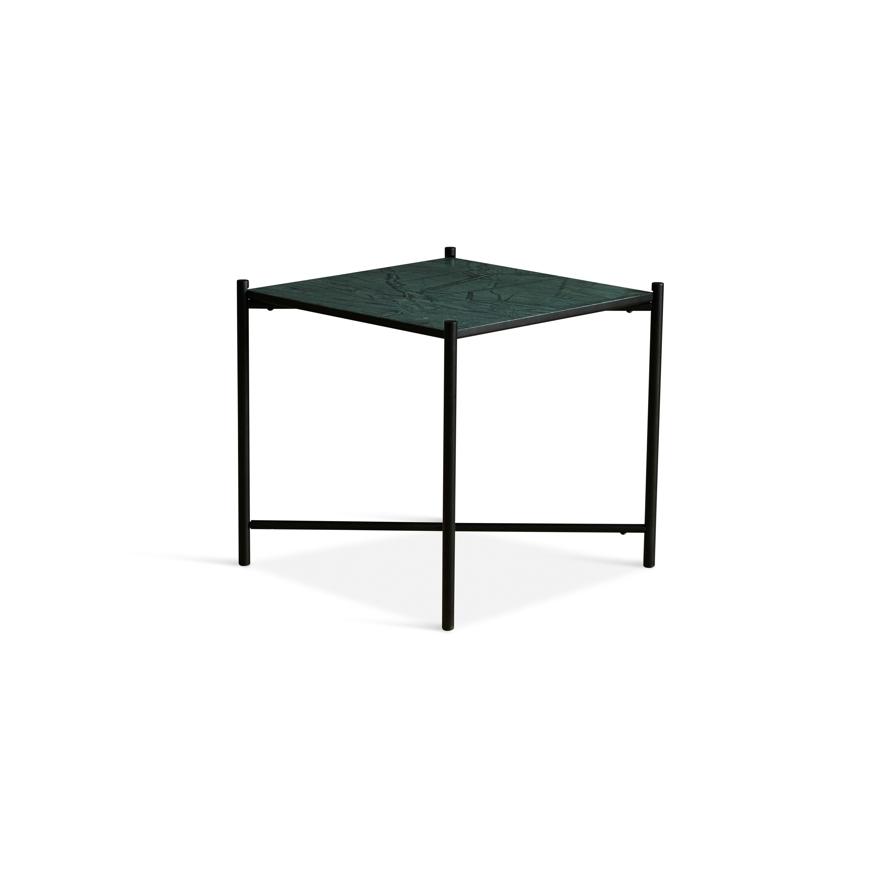 Side Table Black - Green Marble