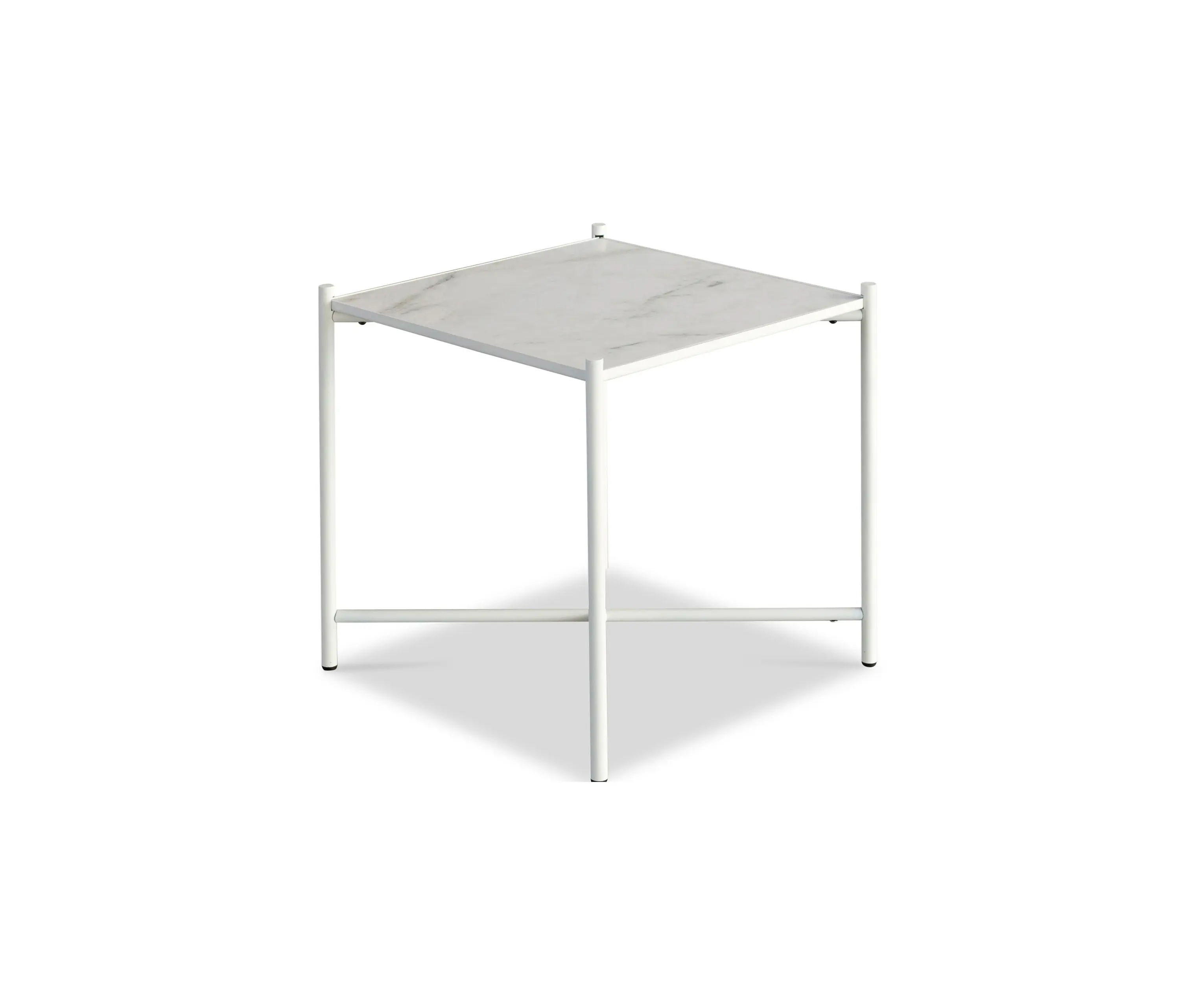 HANDVÄRK - Side Table  White - White Marble