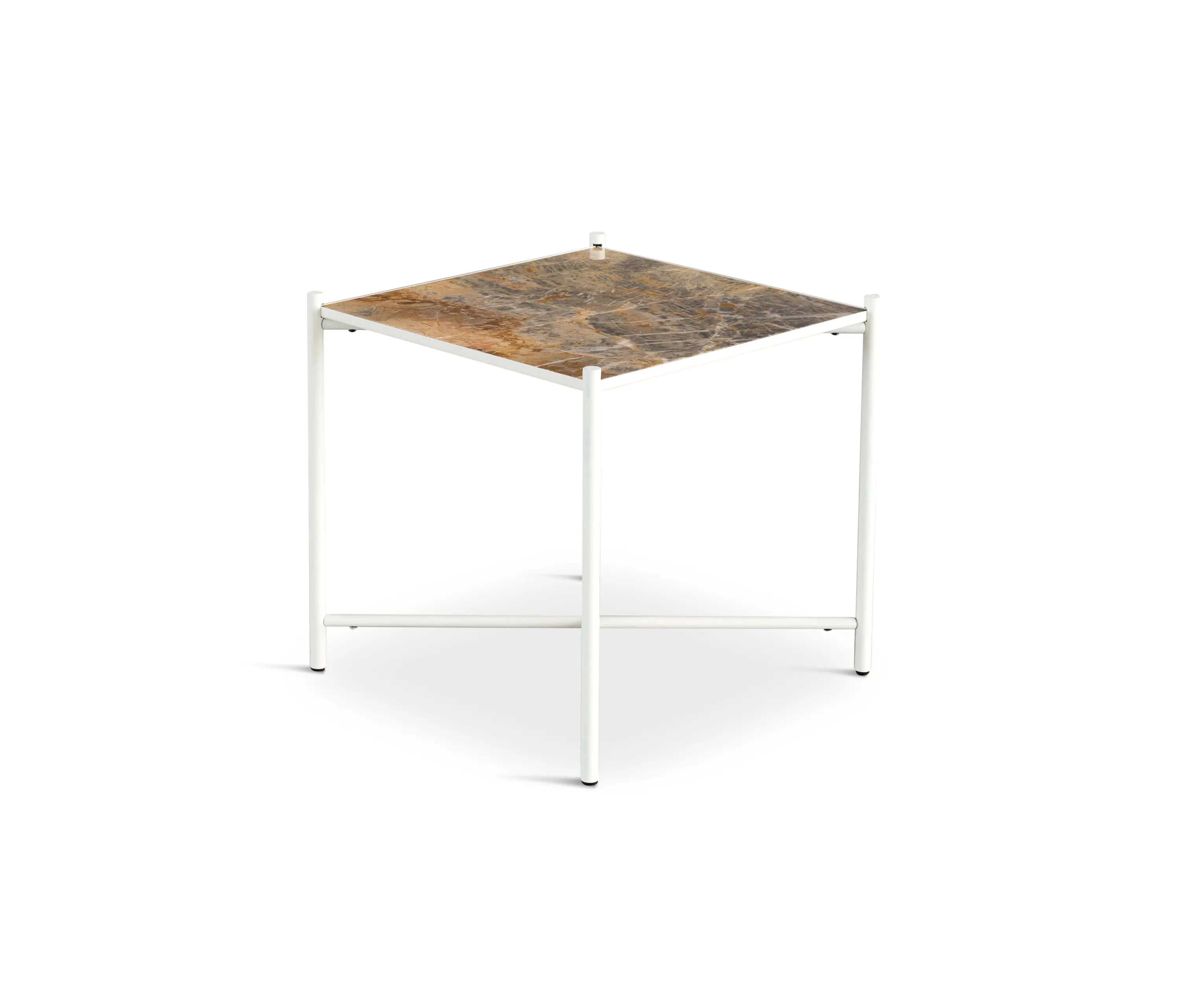 HANDVÄRK - Side Table White - Colombe  d'Or Marble
