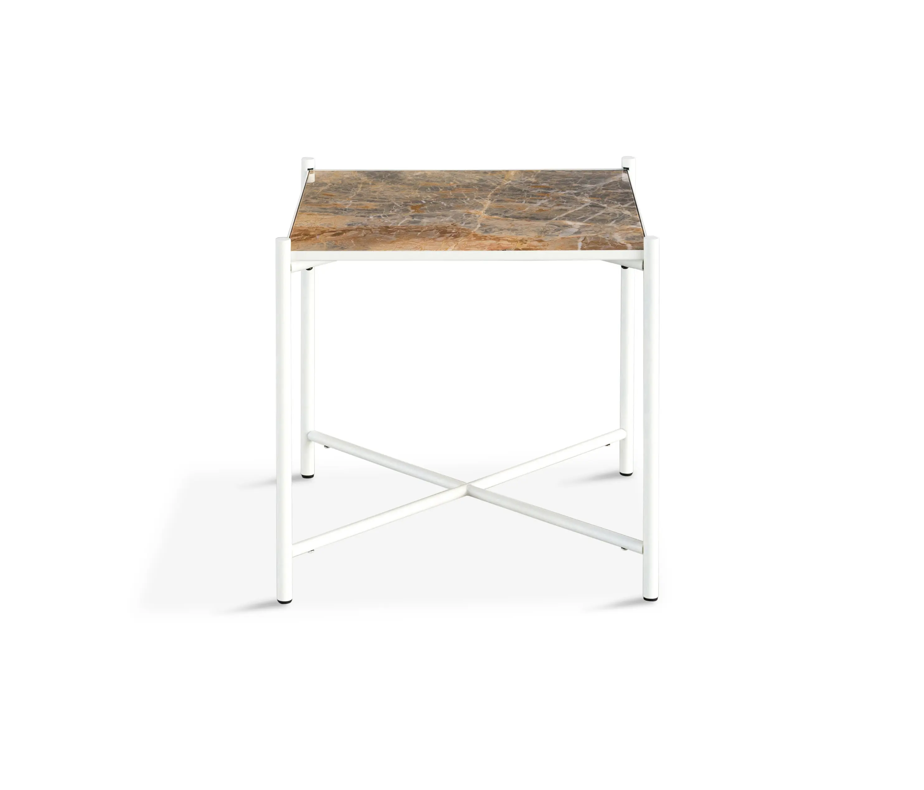 HANDVÄRK - Side Table White - Colombe  d'Or Marble