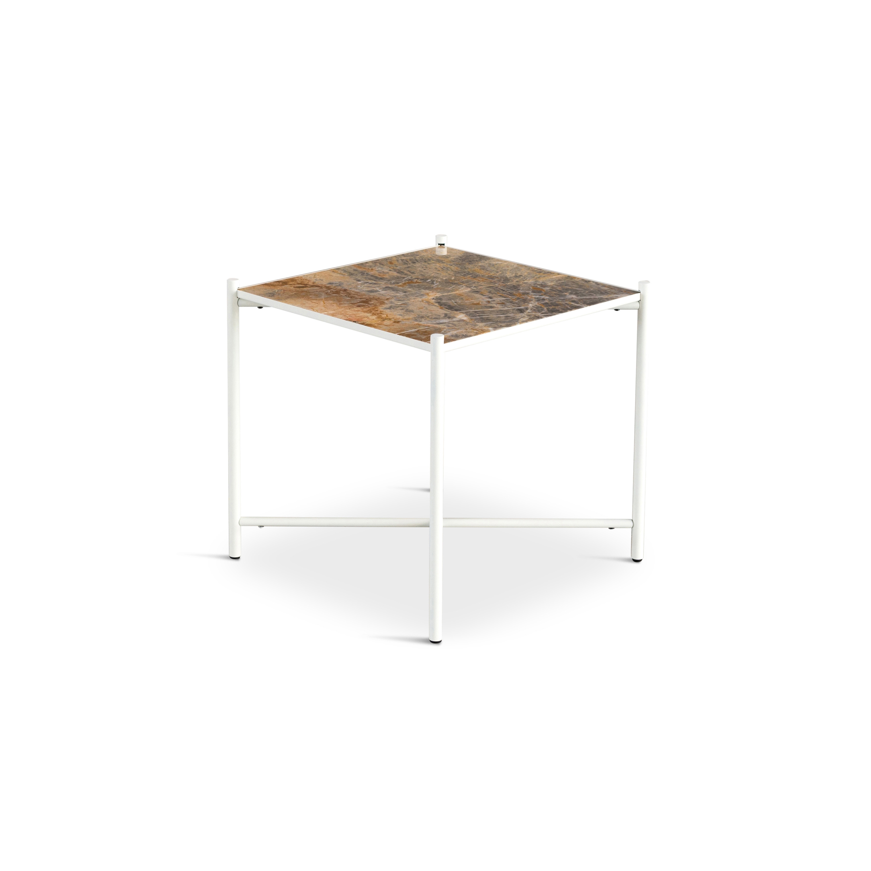 Vertoon produk Side Table White - Colombe  d'Or Marble van vervaardiger HANDVÄRK
