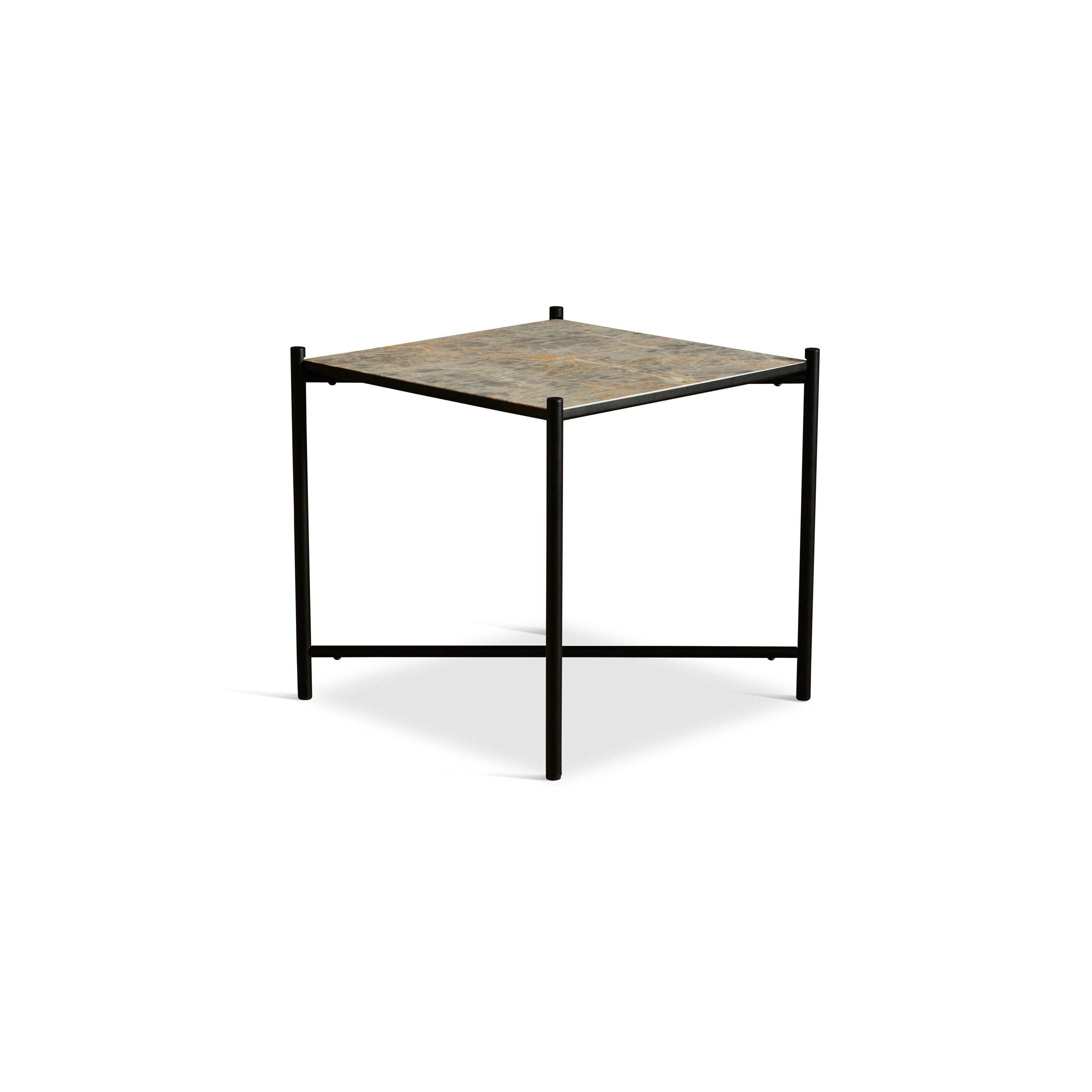 Side Table Black - Colombe d'Or Marble