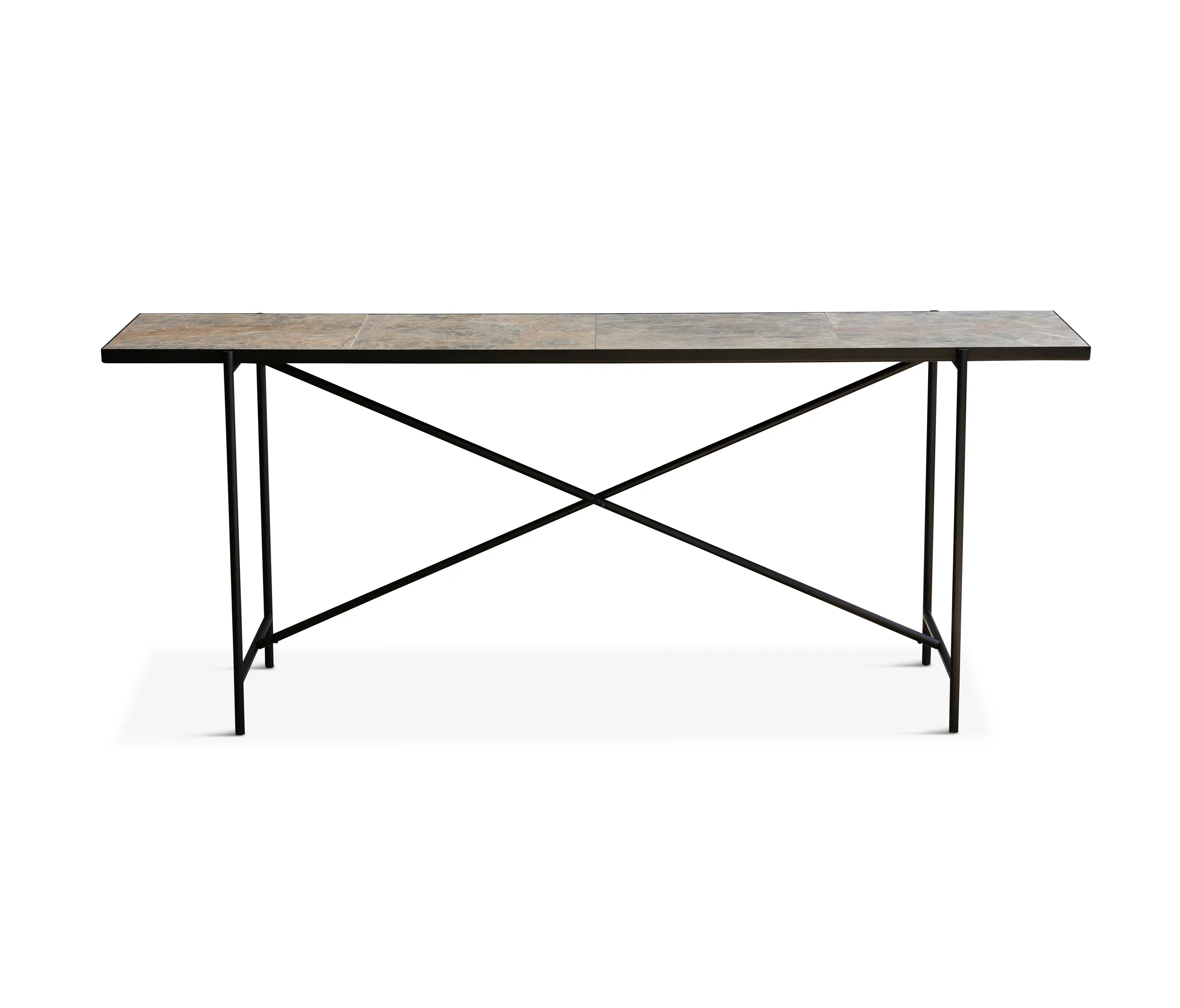 HANDVÄRK - Console Black - Colombe d'Or Marble
