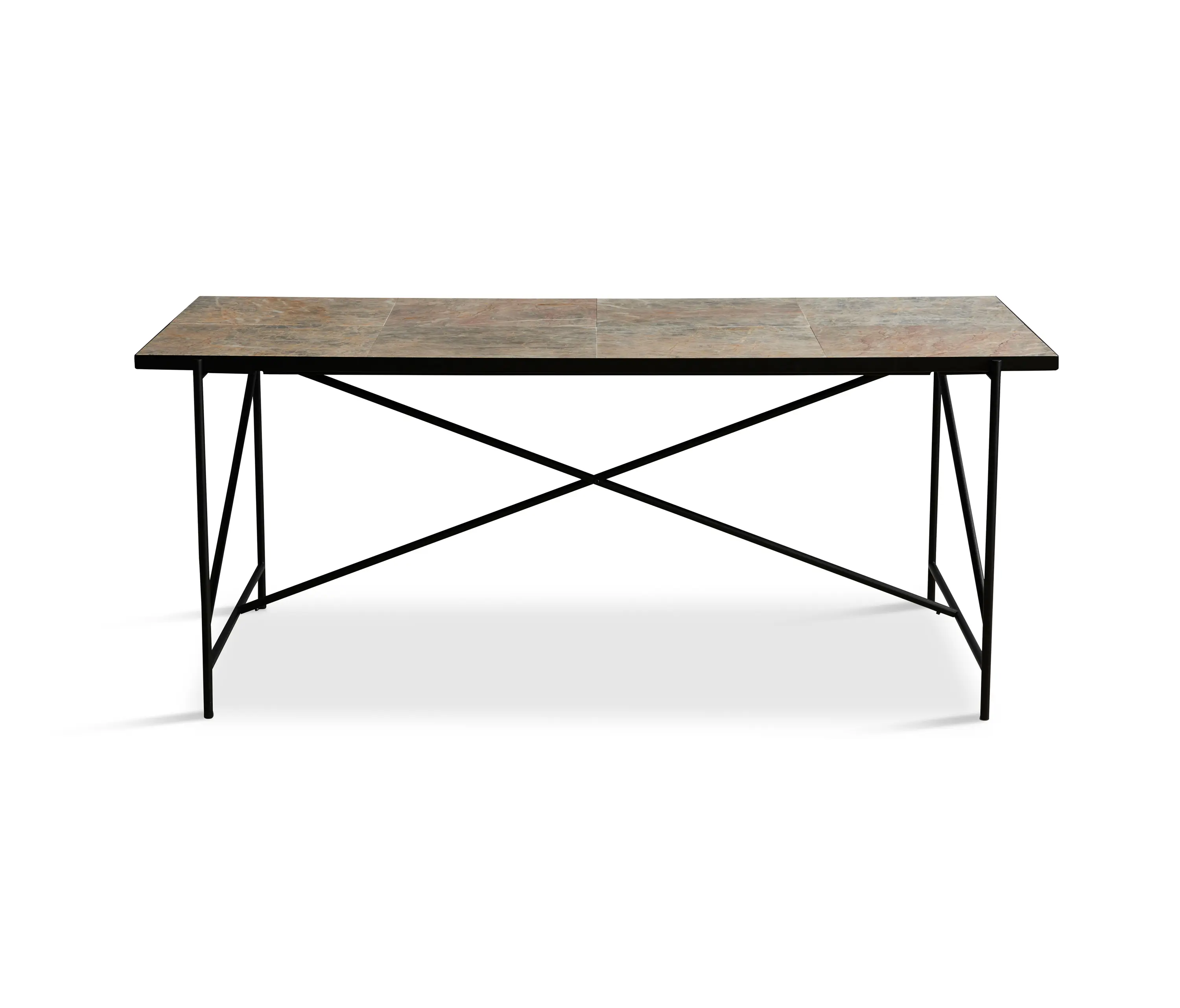 HANDVÄRK - Dining Table 185 Black - Colombe d'Or Marble