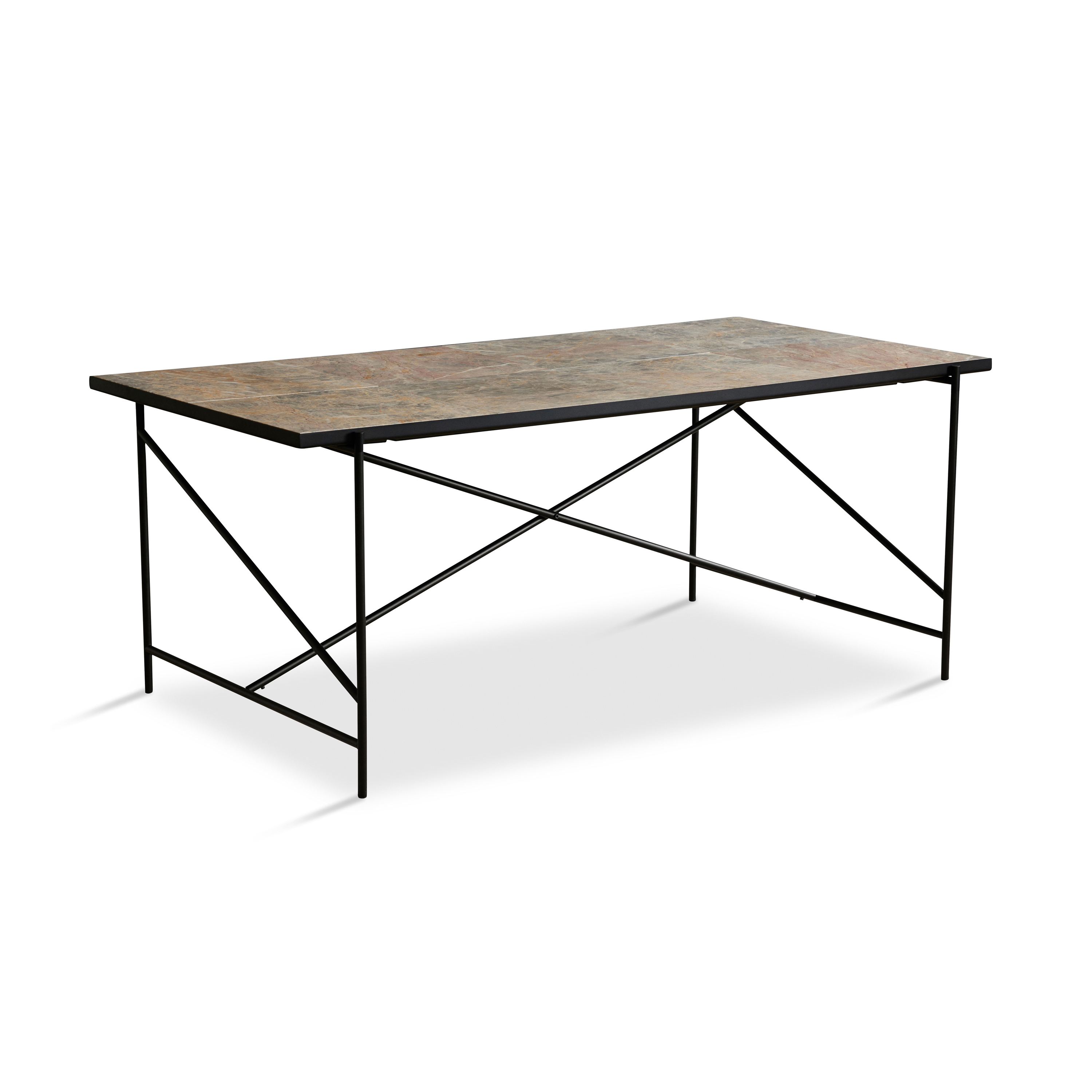 Dining Table 185 Black - Colombe d'Or Marble
