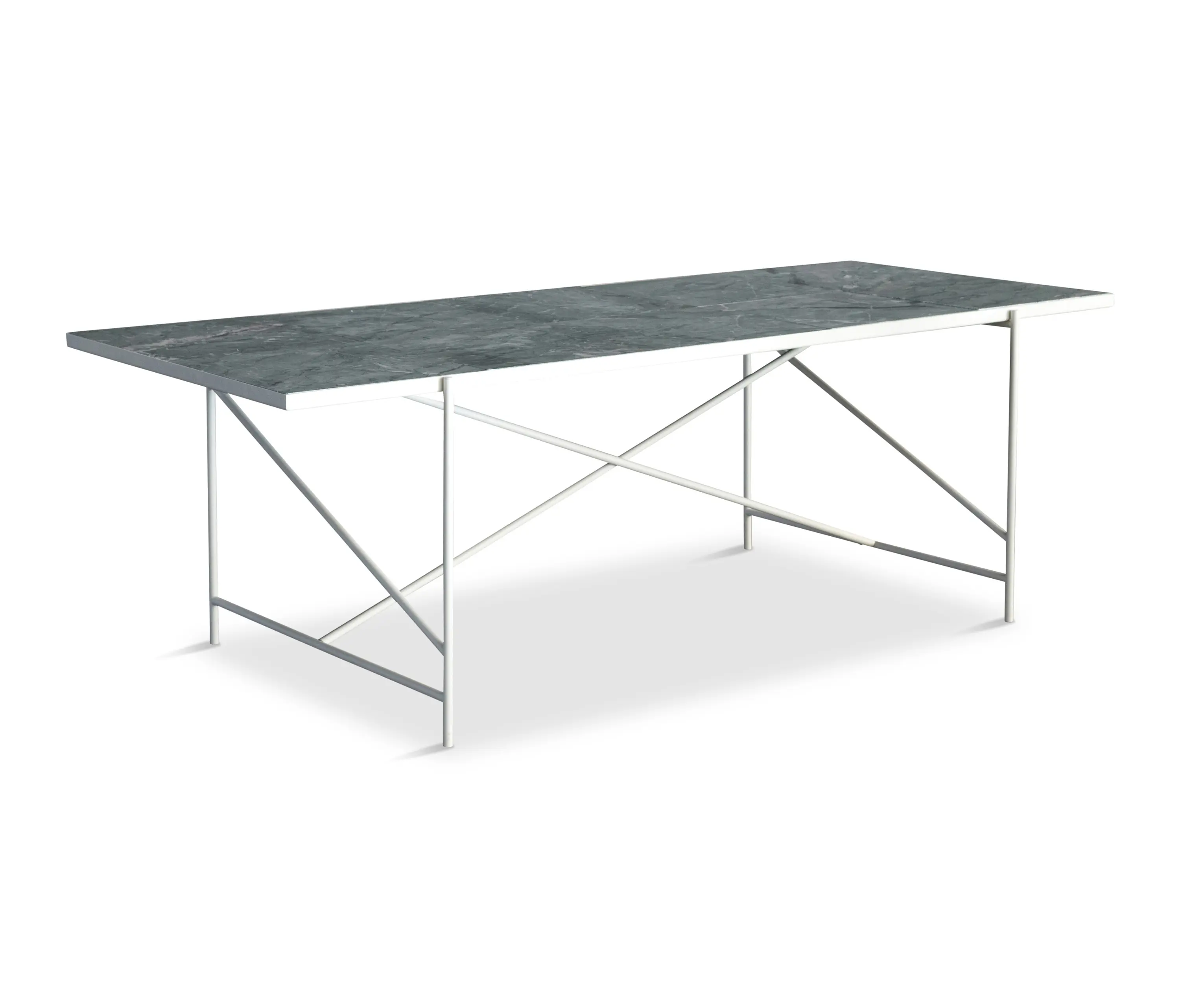 HANDVÄRK - Dining Table 230 White - Dolceacqua Marble