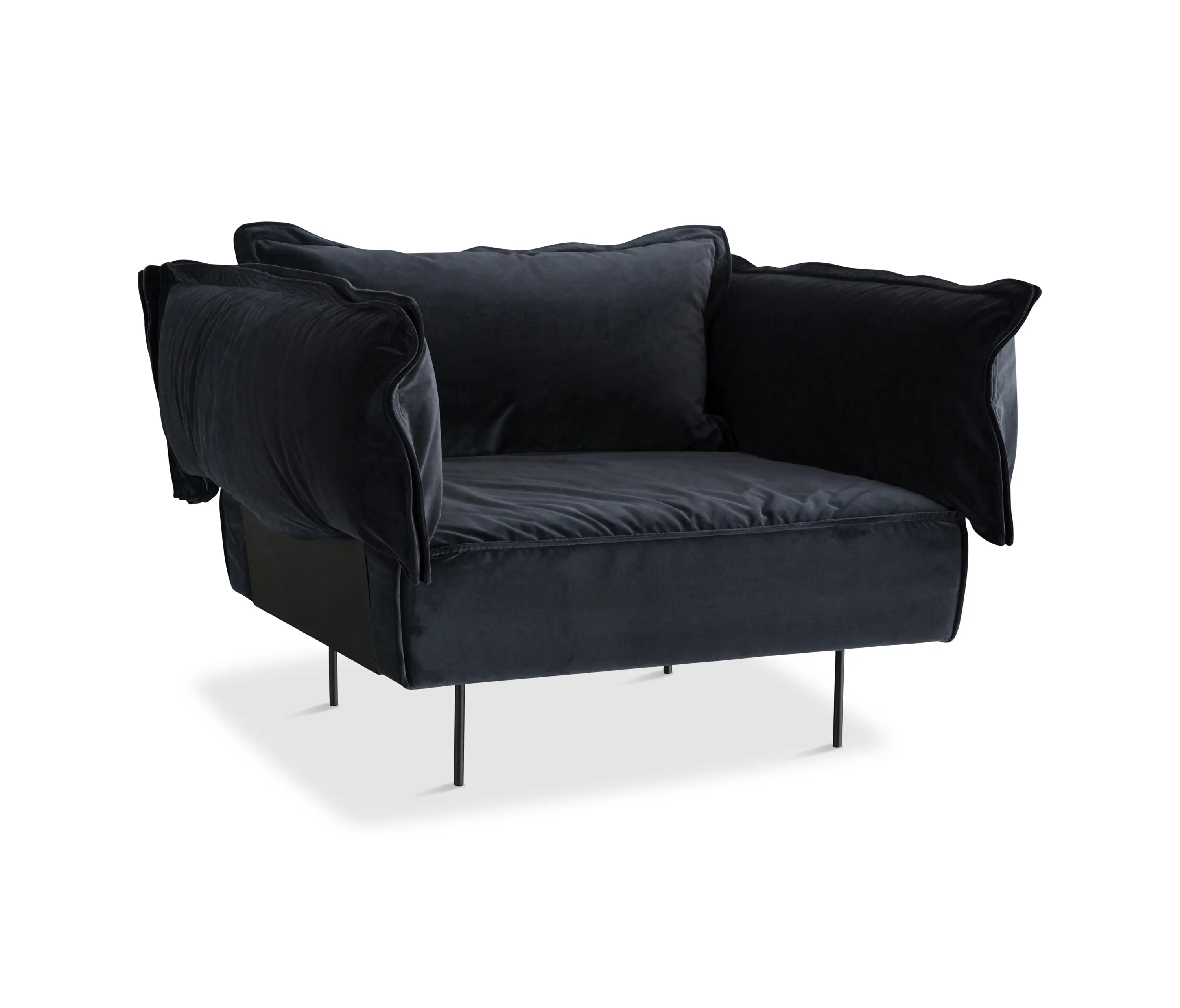 HANDVÄRK - 1-Seat Lounge Chair - dark grey