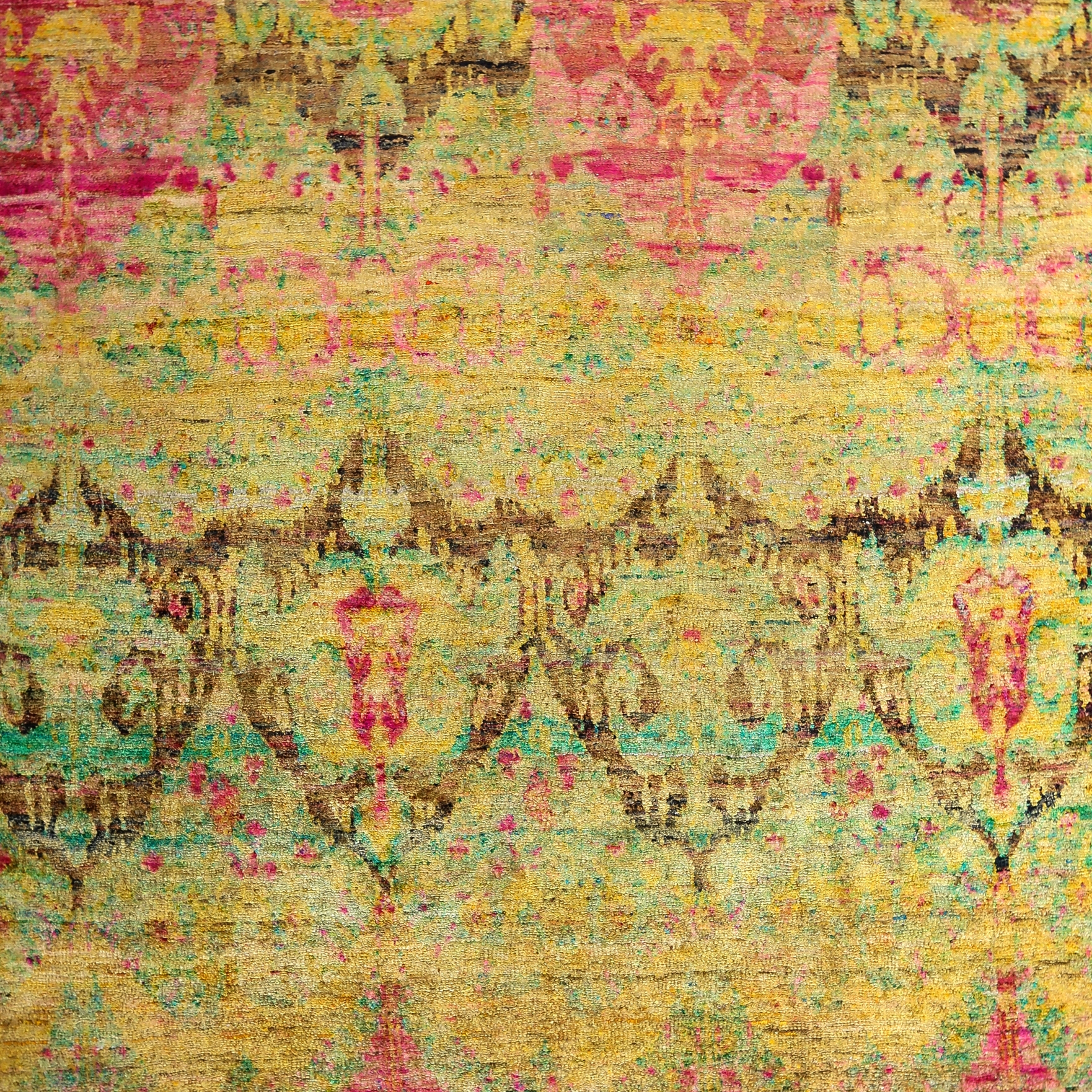 Mostrar el producto Kundan Diffusion Koti Silk Baroque Ikat del fabricante Zollanvari