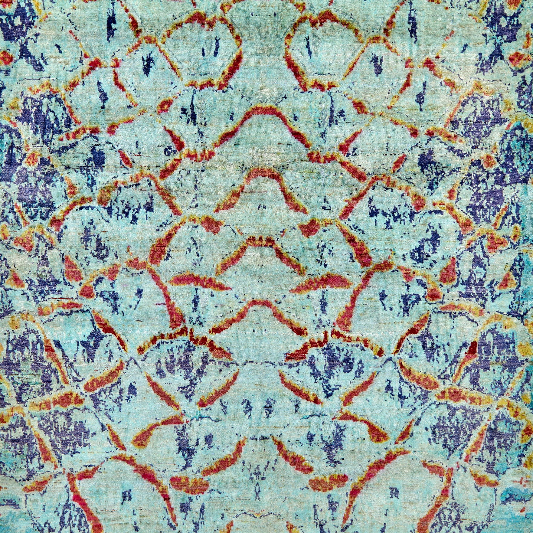 Afficher le produit Kundan Pure Silk Iridescence Water Snake du fabricant Zollanvari