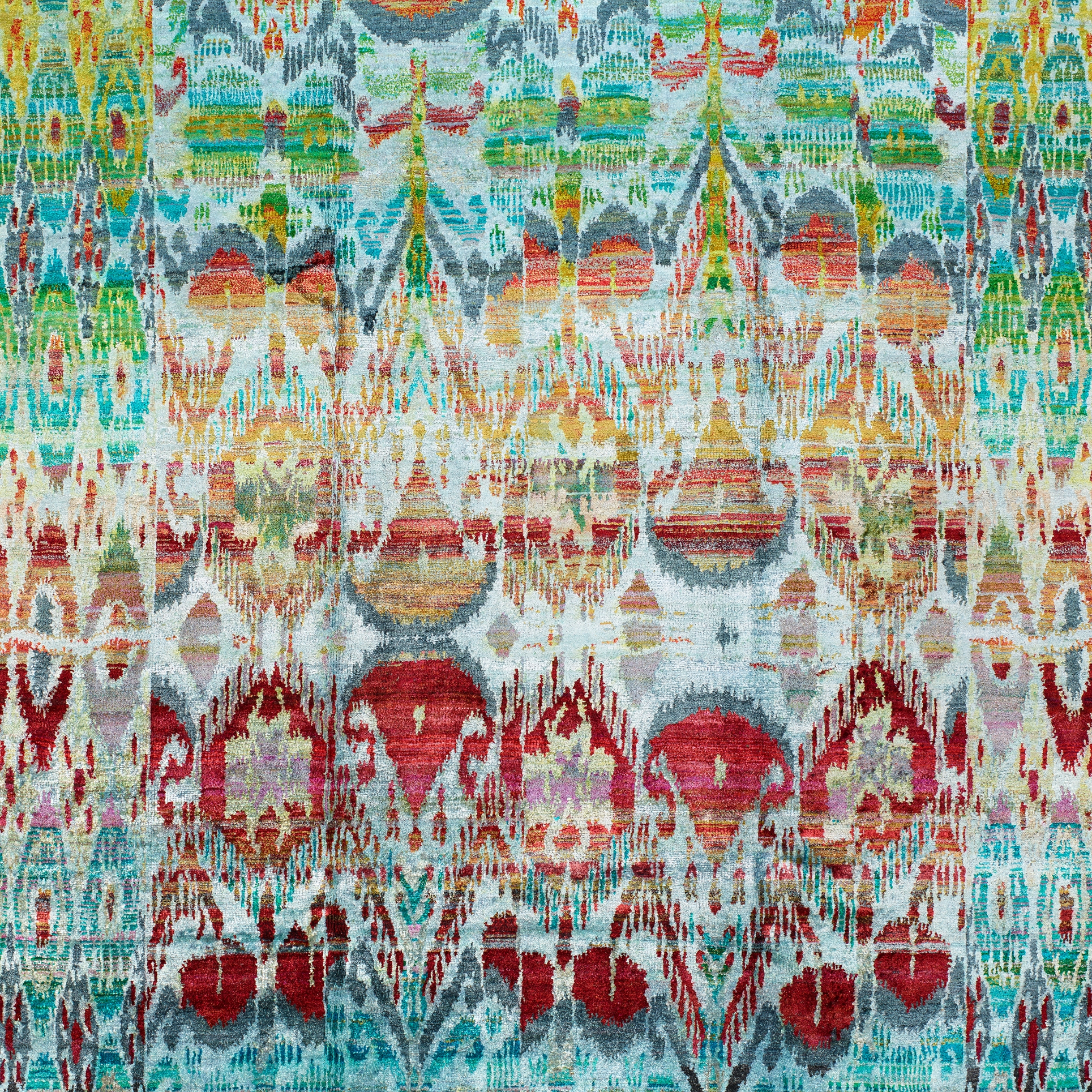 Afficher le produit Kundan Diffusion Koti Silk Ikat du fabricant Zollanvari