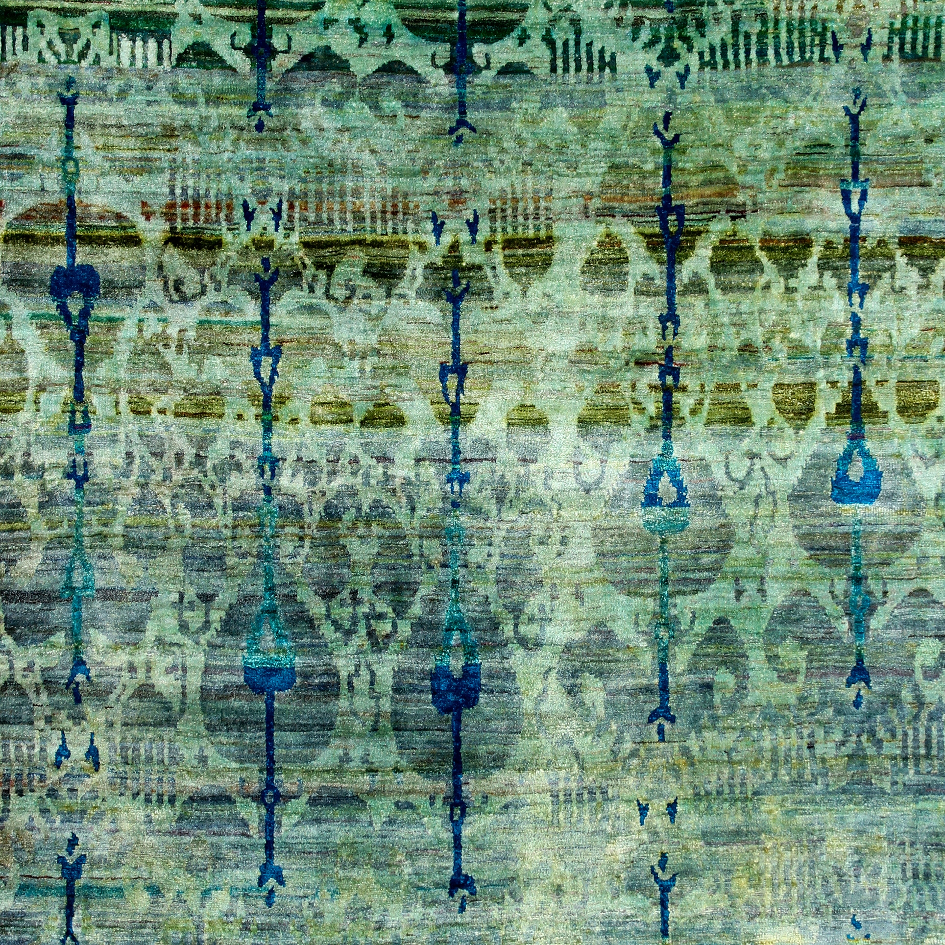 Afficher le produit Kundan Diffusion Koti Silk Ikat du fabricant Zollanvari