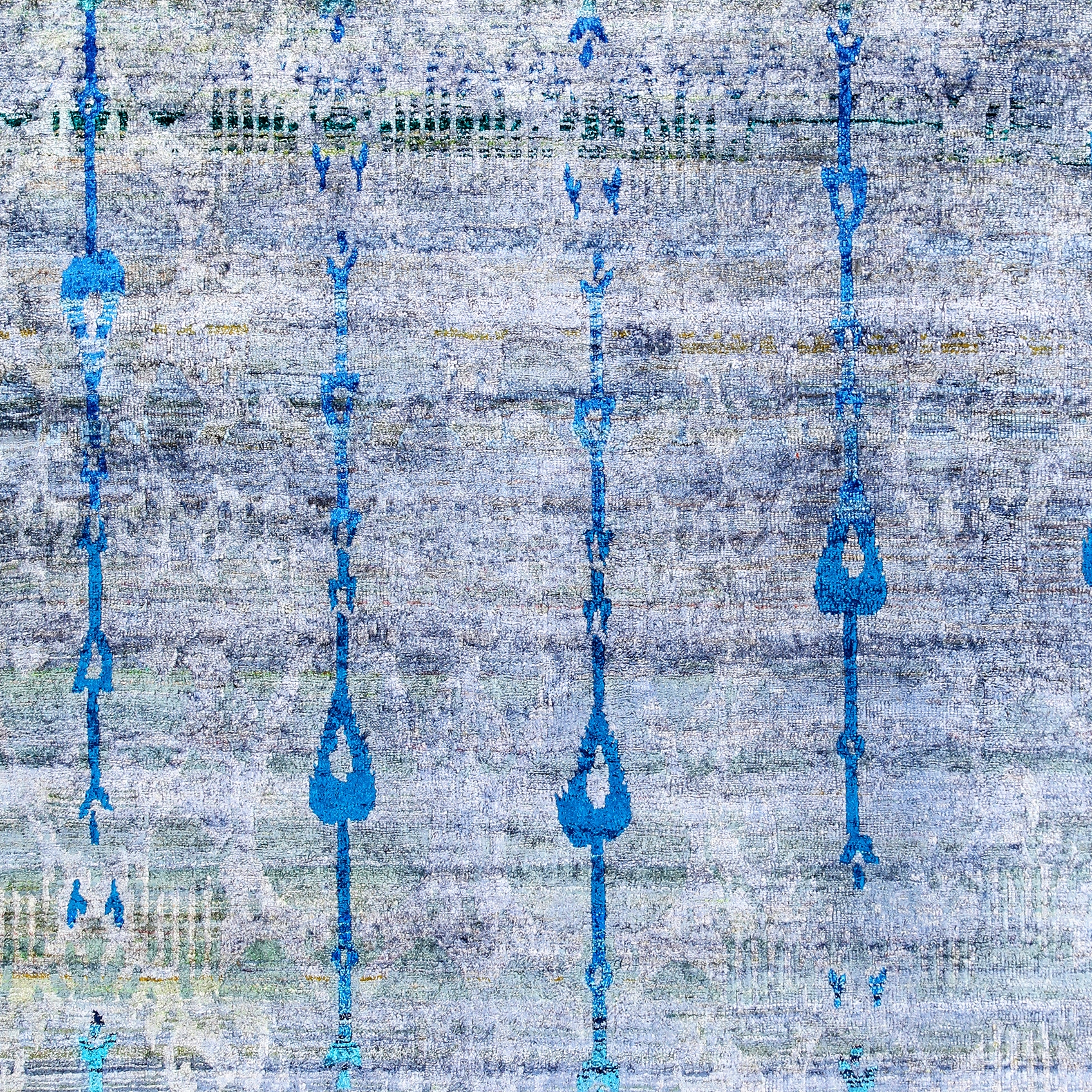 Afficher le produit Kundan Diffusion Koti Silk Ikat du fabricant Zollanvari