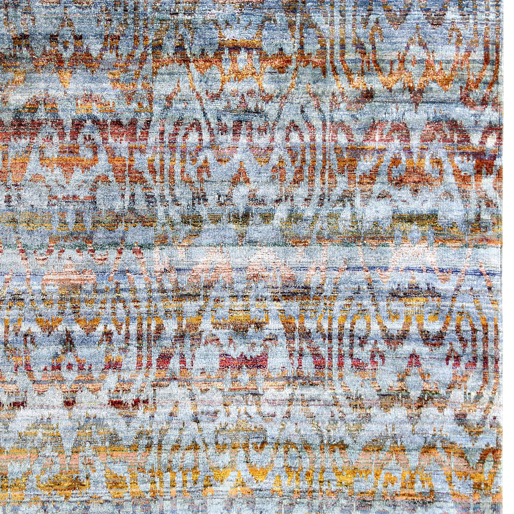 Afficher le produit Kundan Diffusion Koti Silk Tiger Ikat du fabricant Zollanvari