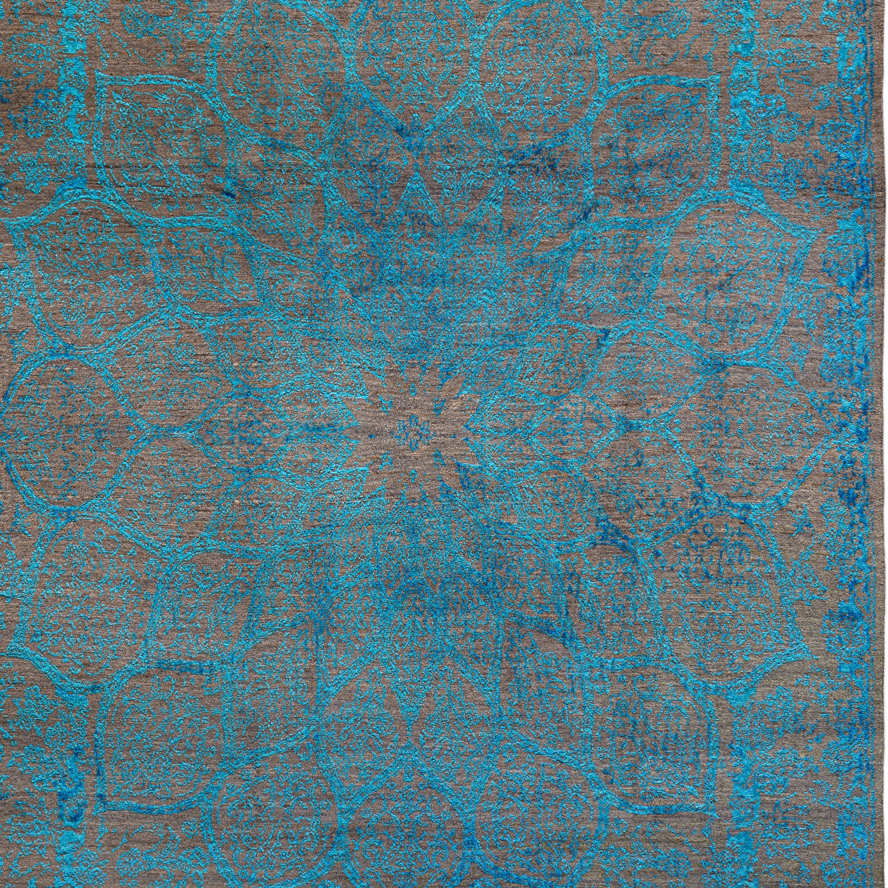 Mostrar el producto Designer Isfahan Gloss in Turquoise Blue del fabricante Zollanvari
