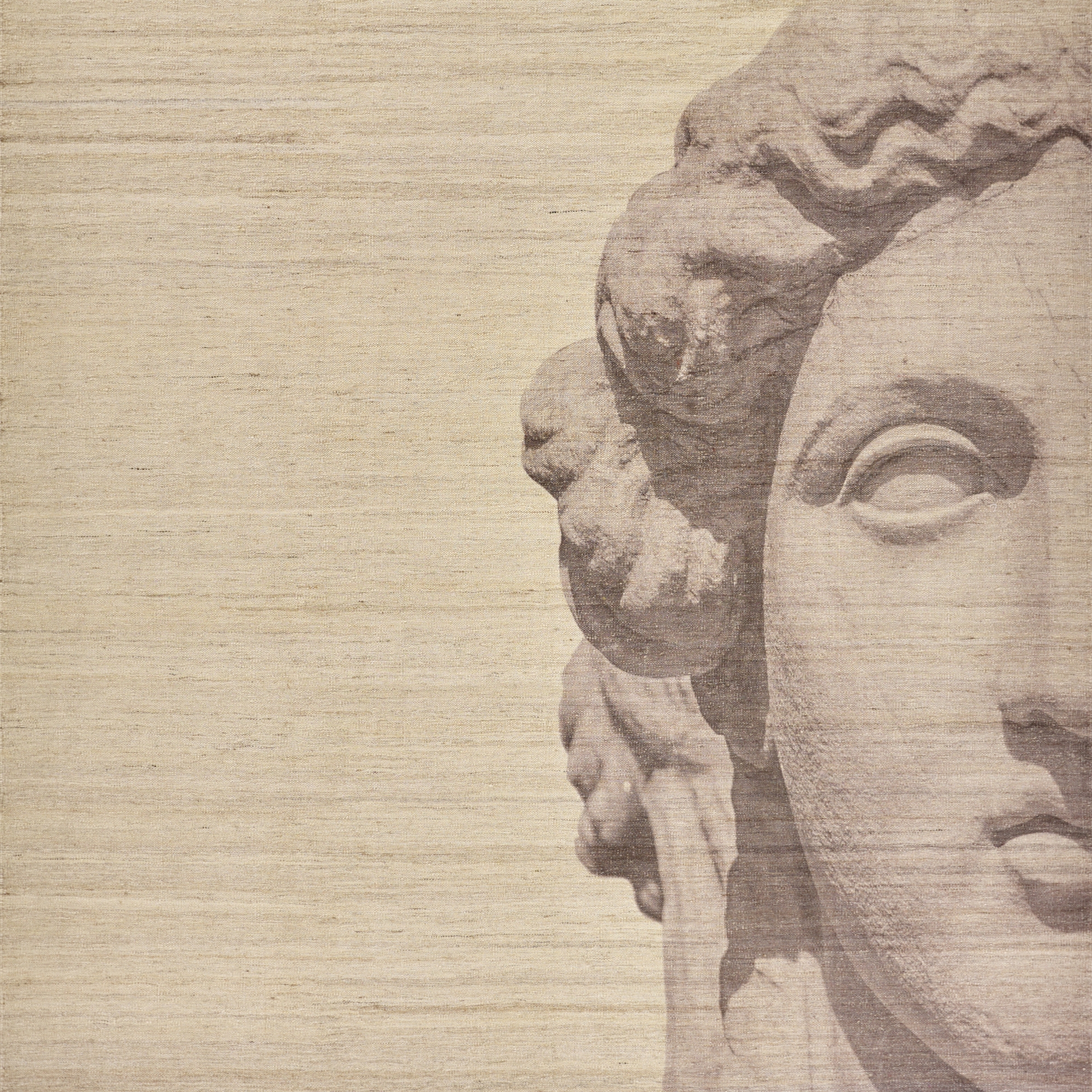 Mostrar el producto Designer Trompe L'Oeil Roman Empire Visage on Neutral Ground del fabricante Zollanvari