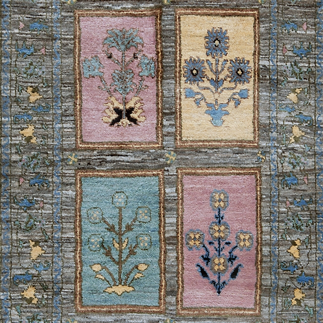 Display product Gabbehs Flora & Fauna Moghul Flowers Runner from manufacturer Zollanvari