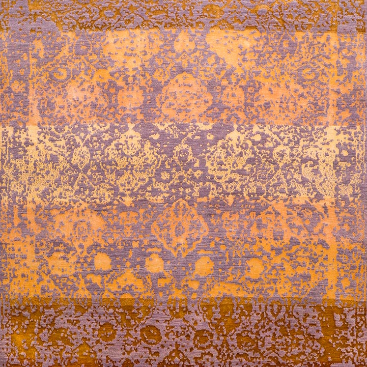 Mostrar el producto Designer Isfahan Abrashed Floral Cartouches Hues Of Gold on Lilac del fabricante Zollanvari