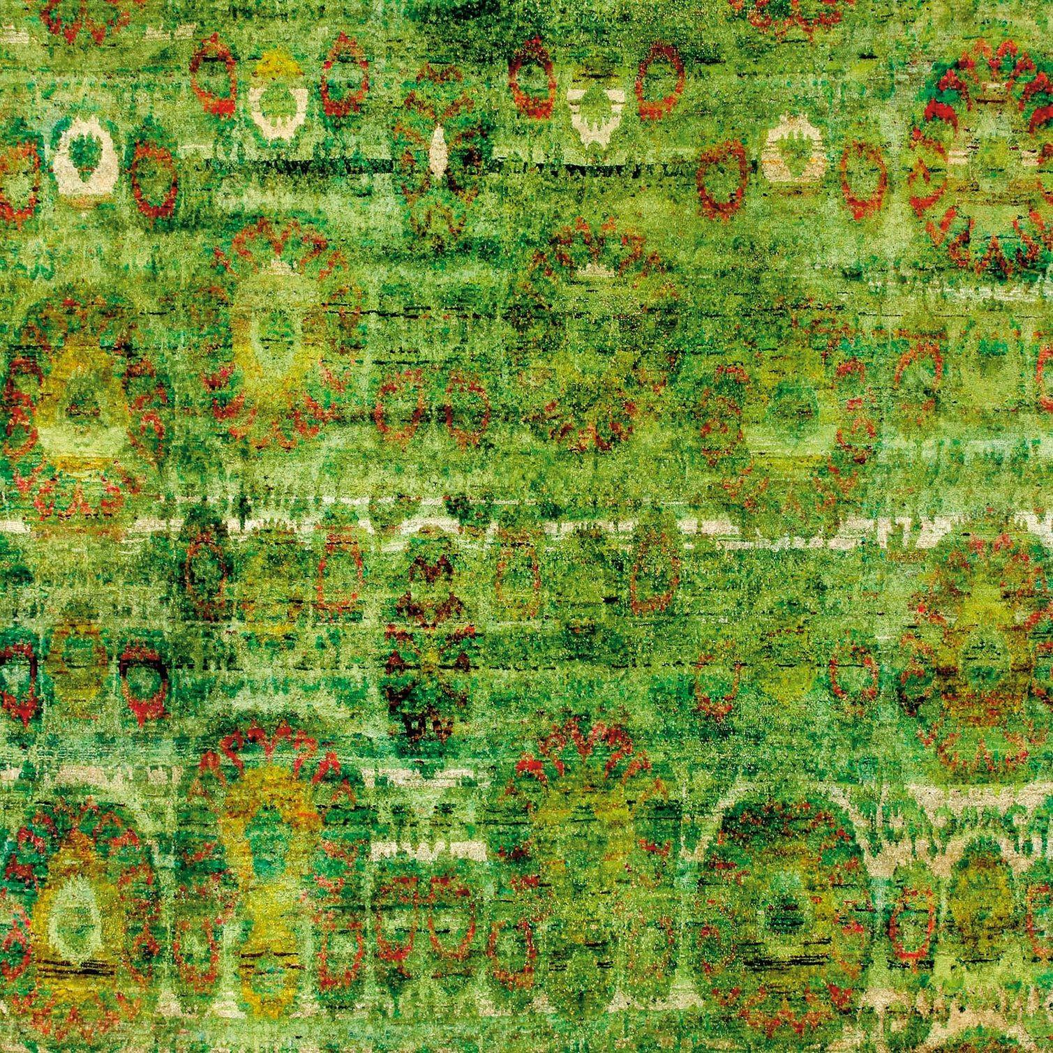 Mostrar el producto Kundan Diffusion Koti Silk Flower and Medallions del fabricante Zollanvari