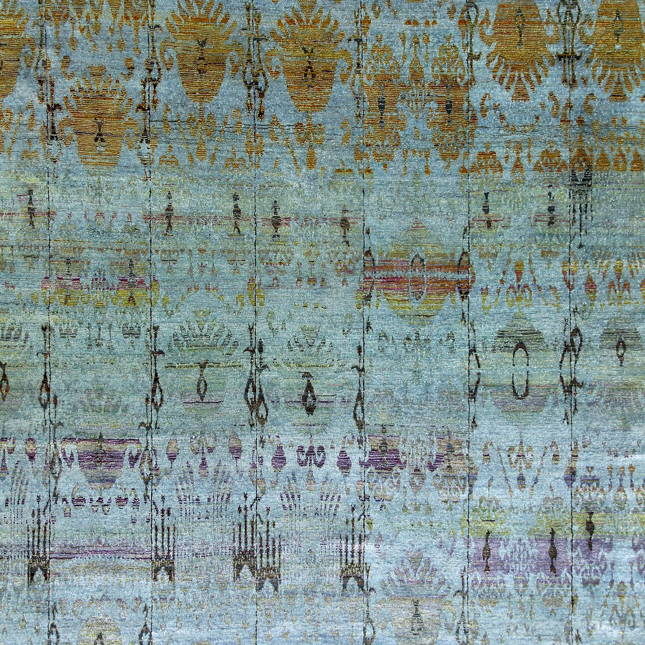 Produkt Kundan Diffusion Koti Silk Ikat Pendants and Flowers 4 des Herstellers Zollanvari anzeigen