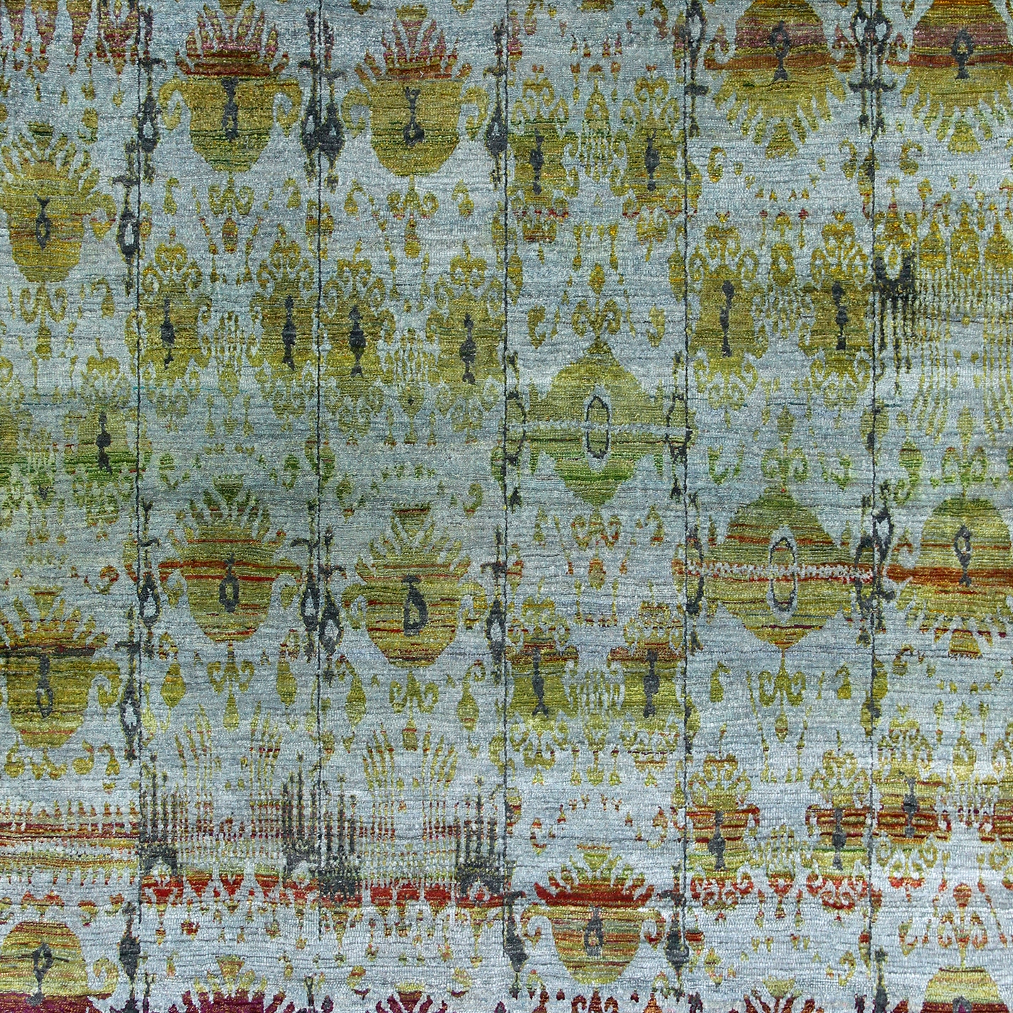 Produkt Kundan Diffusion Koti Silk Ikat Pendants and Flowers 2 des Herstellers Zollanvari anzeigen