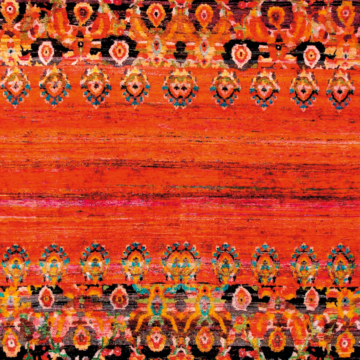 Afficher le produit Kundan Diffusion Koti Silk Mirrored Persian Frills du fabricant Zollanvari