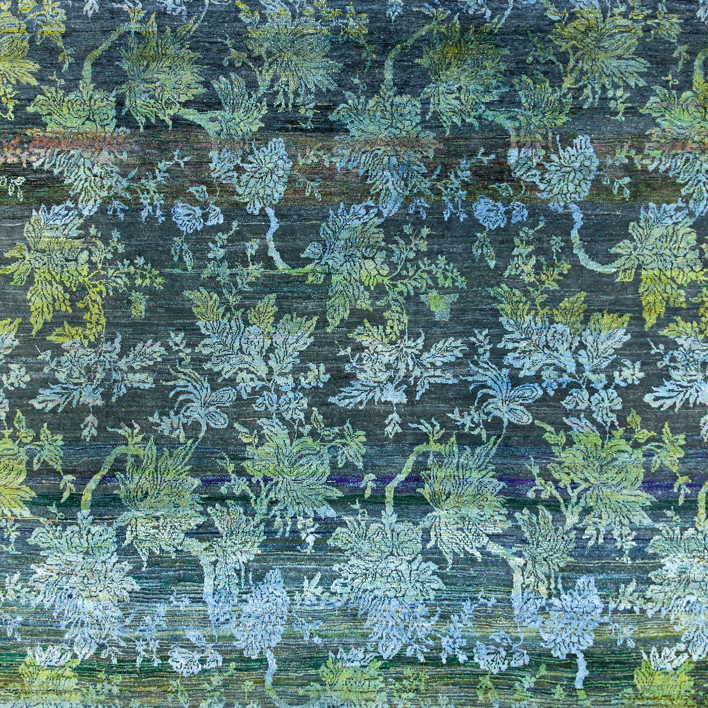 Display product Kundan Diffusion Koti Silk Scrolling Leaves from manufacturer Zollanvari