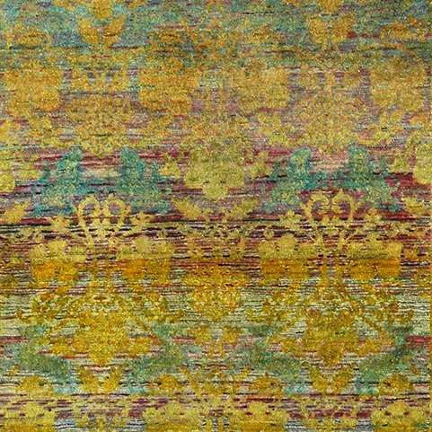Vertoon produk Kundan Pure Silk Baroque Runner 1 van vervaardiger Zollanvari